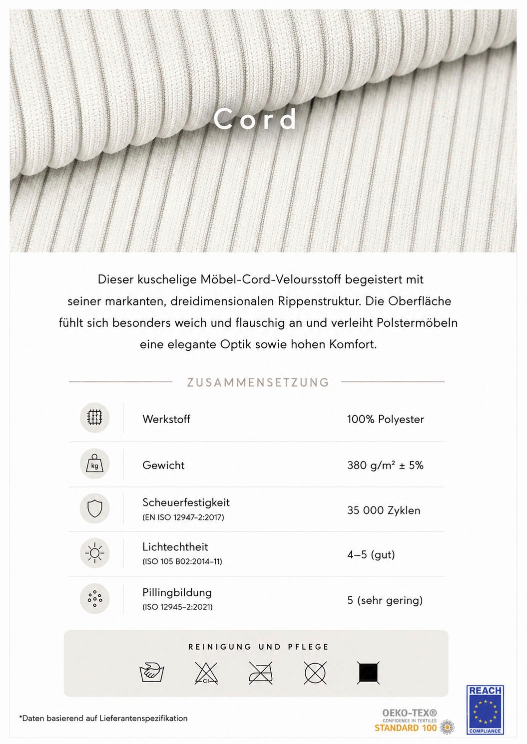 OTTO home Ecksofa »Amici L-Form, B: 302 cm, Mega-Sofa in Boucle und Cord« Couch mit Federkern & 6 Zierkissen, frei stellbar
