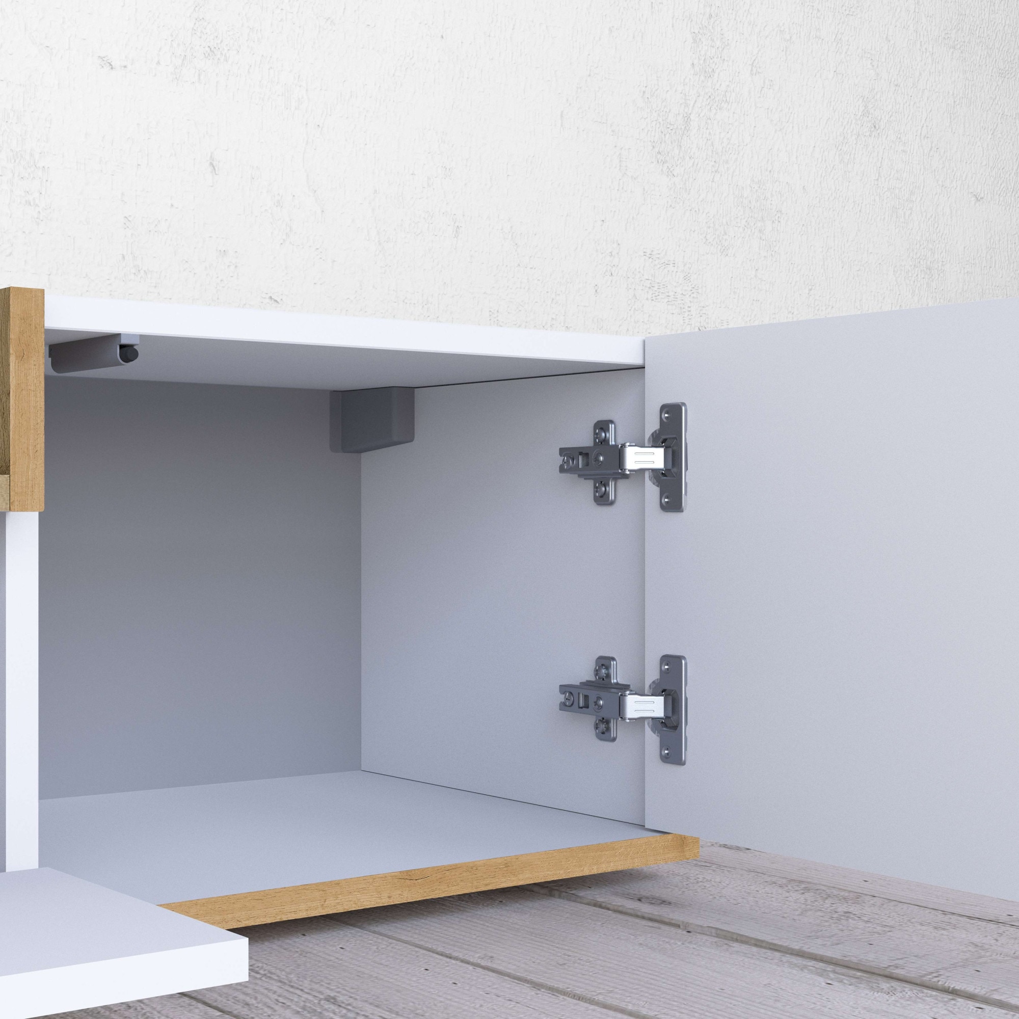 OTTO home Lowboard »BOLSENA,TV-Kommode, TV-Möbel,TV-Bank, 4 Fächer und offenes Ablagefach« 1 Stk. tlg. Breite 200 cm,stehend/hängend,Fronten Hochglanz lackiert,Made in Italy