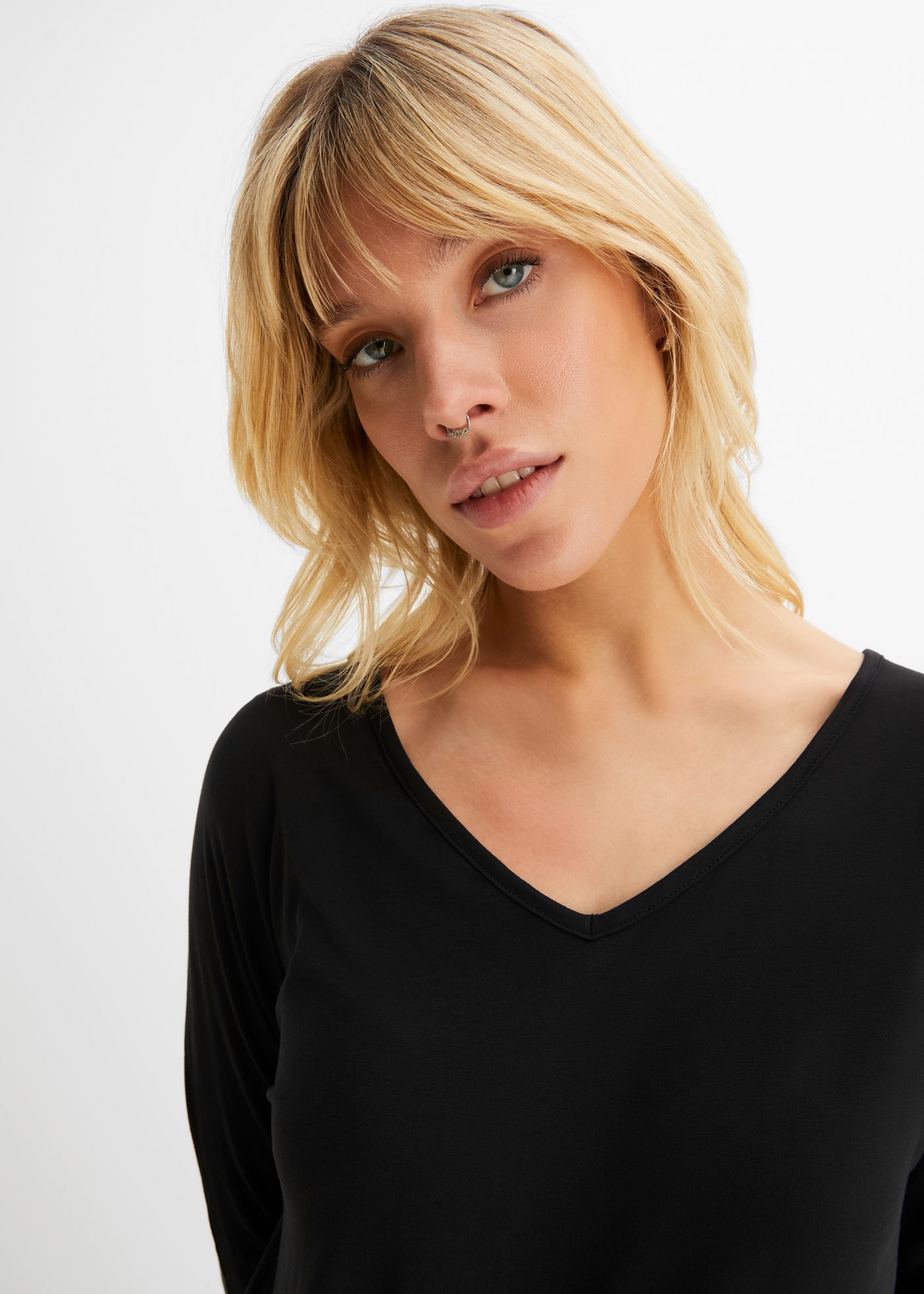 bonprix Oversize-Shirt »Oversized-Shirt aus fließender Viskose« Oversized-Shirt aus fließender Viskose