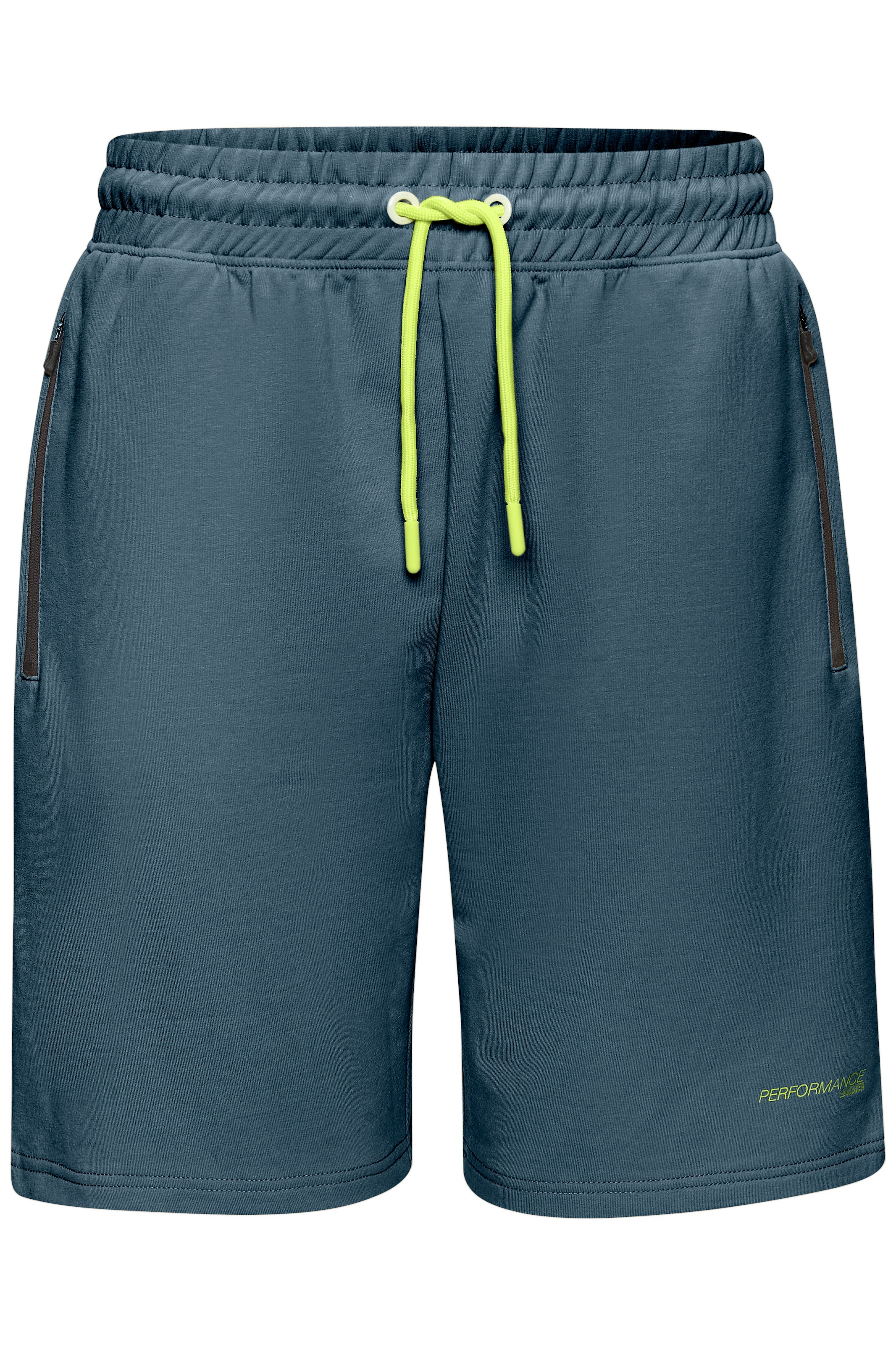 Le Jogger Performance Funktionsshorts  Perfomance Shorts mit Kontrast-Kordel und Reißverschlusstaschen