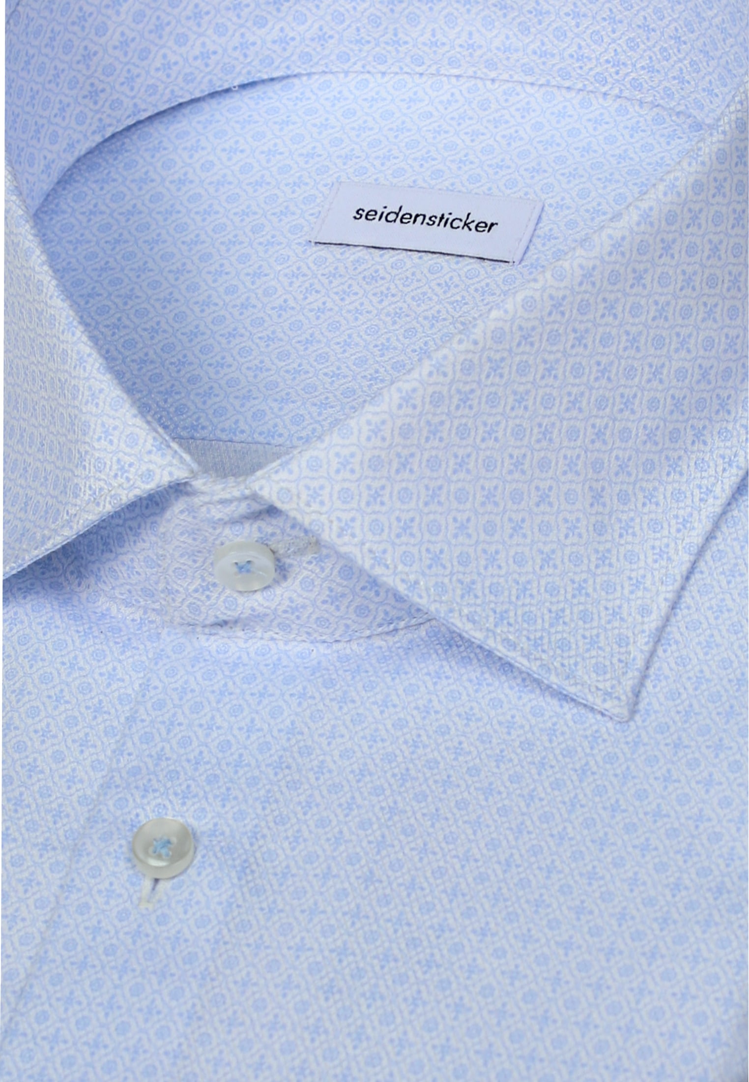 seidensticker Businesshemd »Schwarze Rose« Slim 1/1 Kentkragen Druck