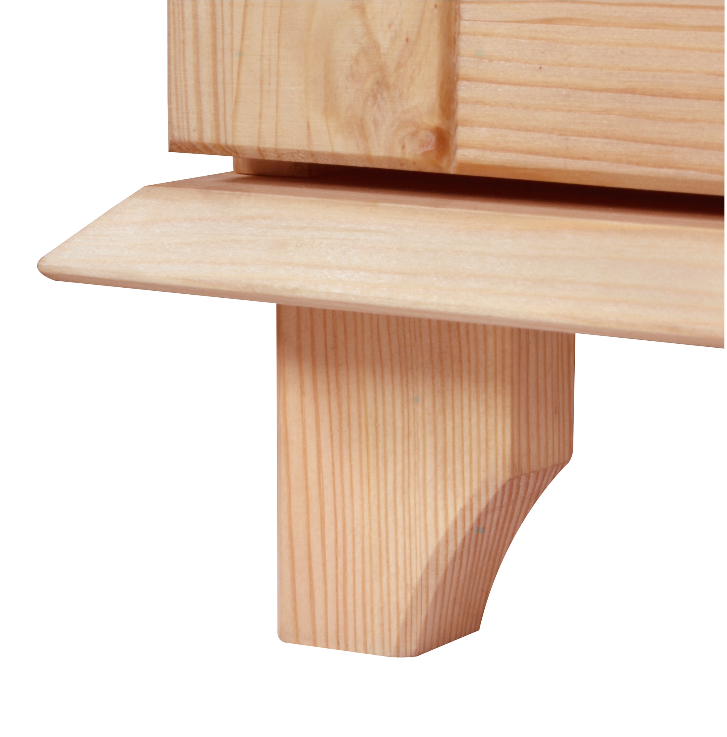 welltime Hochschrank »Venezia Landhaus«, Breite 33 cm, aus hochwertigem Echtholz