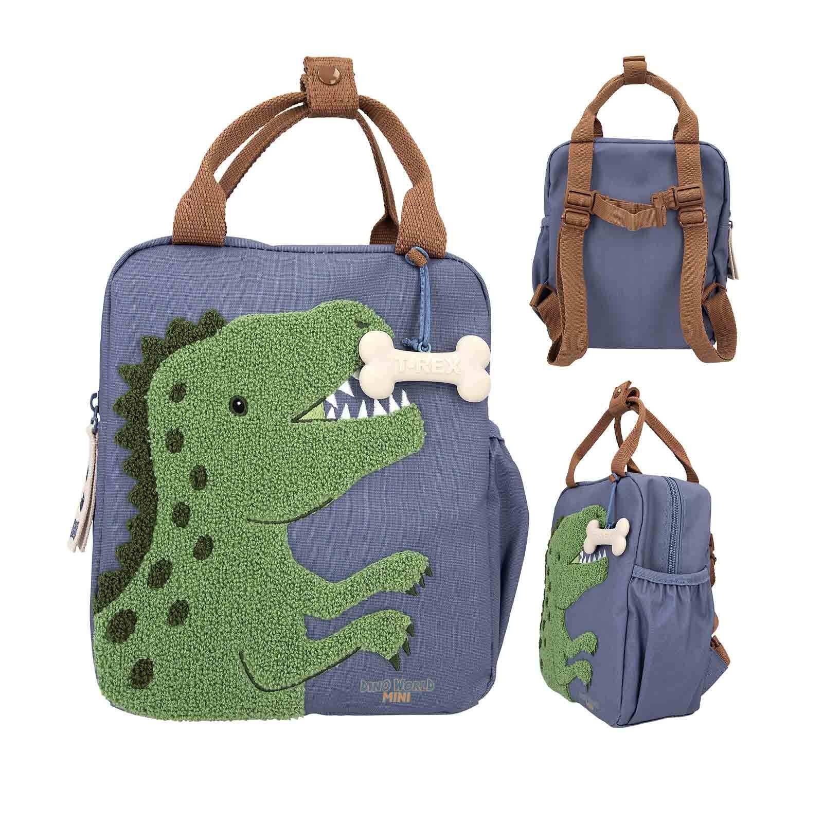 Depesche Rucksack »Rucksack Dino Mini Dino World 23 x 20 cm blau«