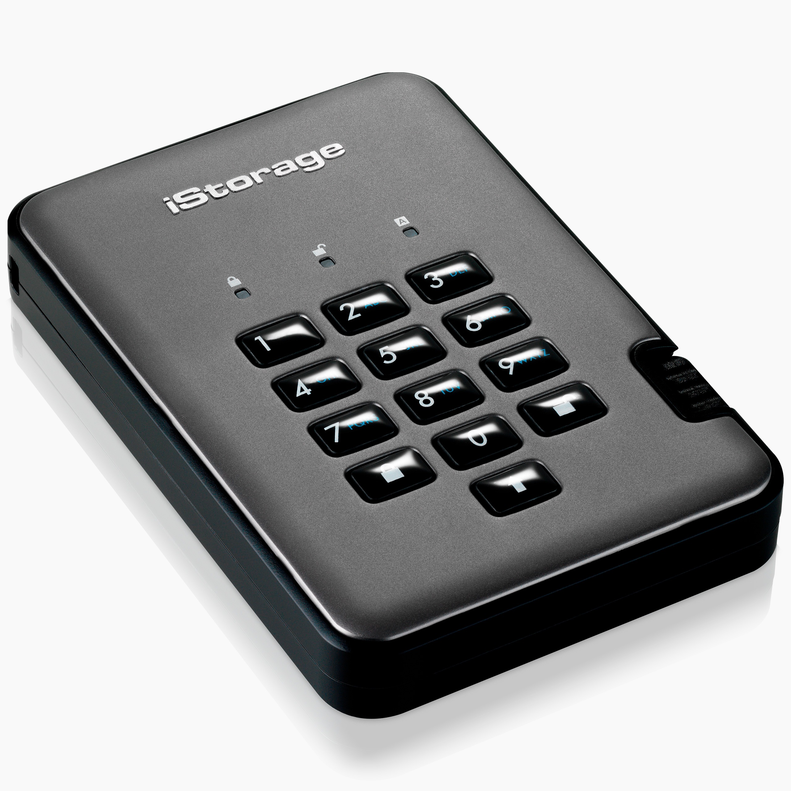 Istorage externe SSD »diskAshur Pro2 SSD Black« 256 GB Anschluss USB 3.2 in schwarz, Größe 256 GB