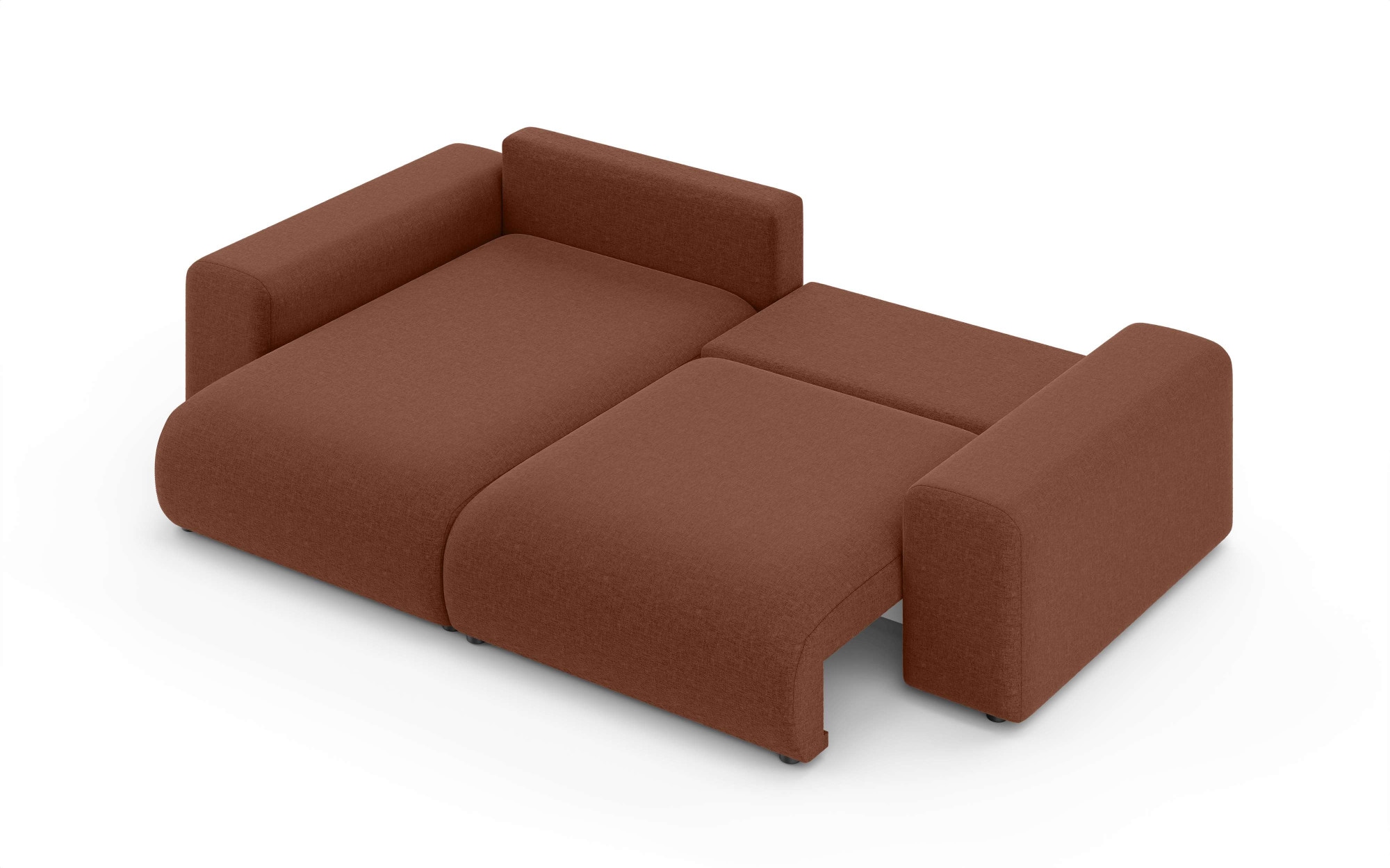 Home affaire Ecksofa »LAKESIDE mit Bettfunktion und Bettkasten, B/T/H 257/166/84 cm«, L-Form, Recamiere beidseitig montierbar, Wellenunterfederung