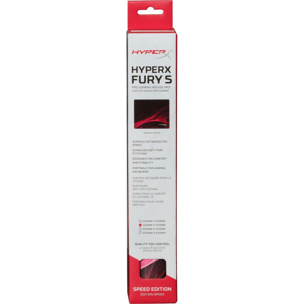 HyperX Gaming Mauspad »HyperX FURY S - Speed Edition Pro - Medium«