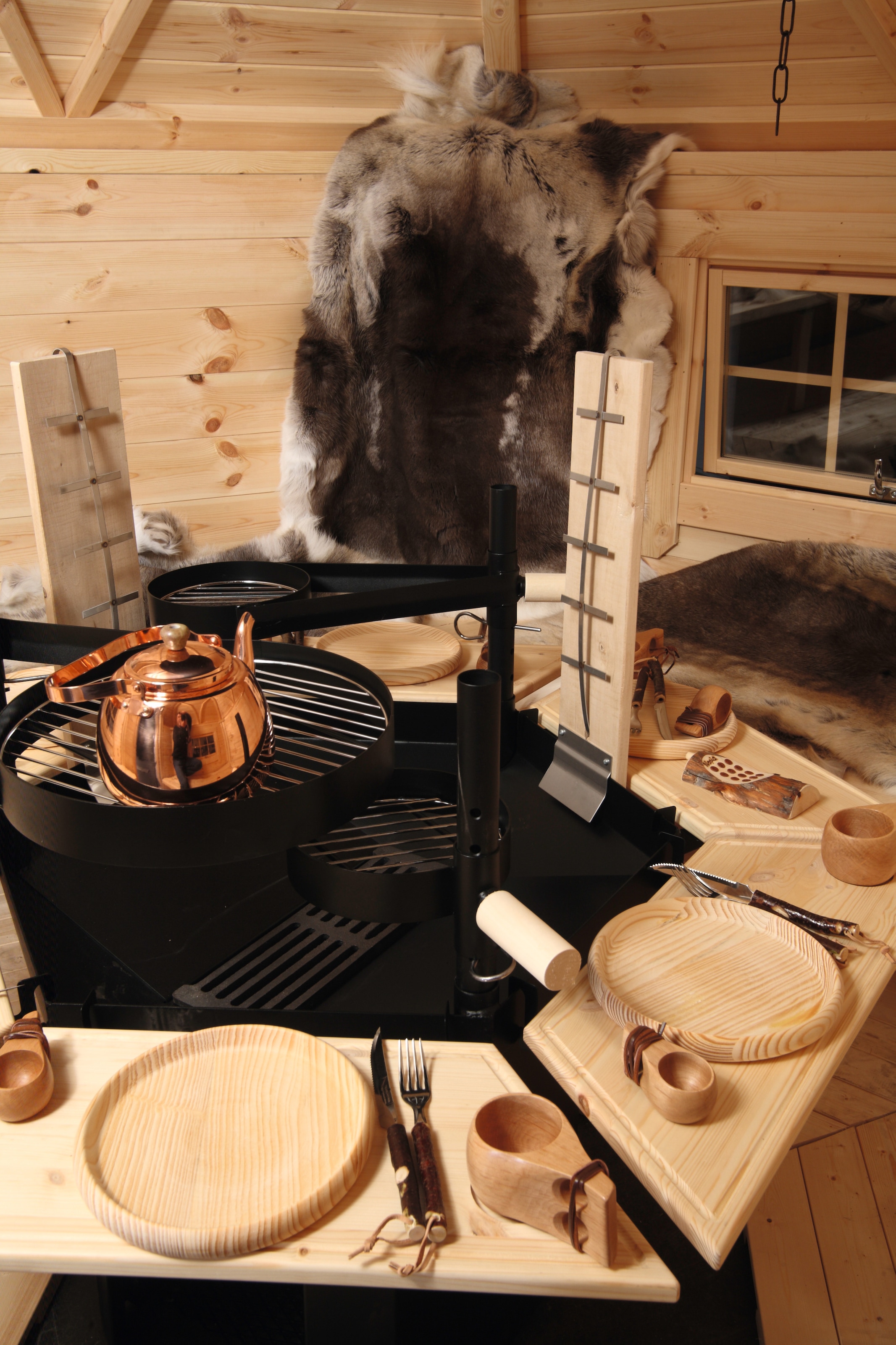 Wolff Grillkota »9 C«, (Set), inkl. Aufbau