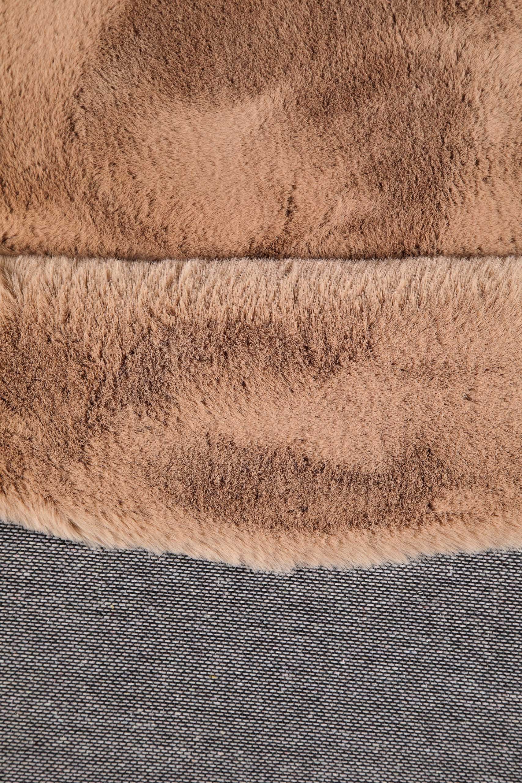 Esprit Hochflor-Teppich »Alice ESP-4377 Kunstfell«, rund, 25 mm Höhe, Kaninchenfell-Haptik, besonders weich und dicht, für alle Räume