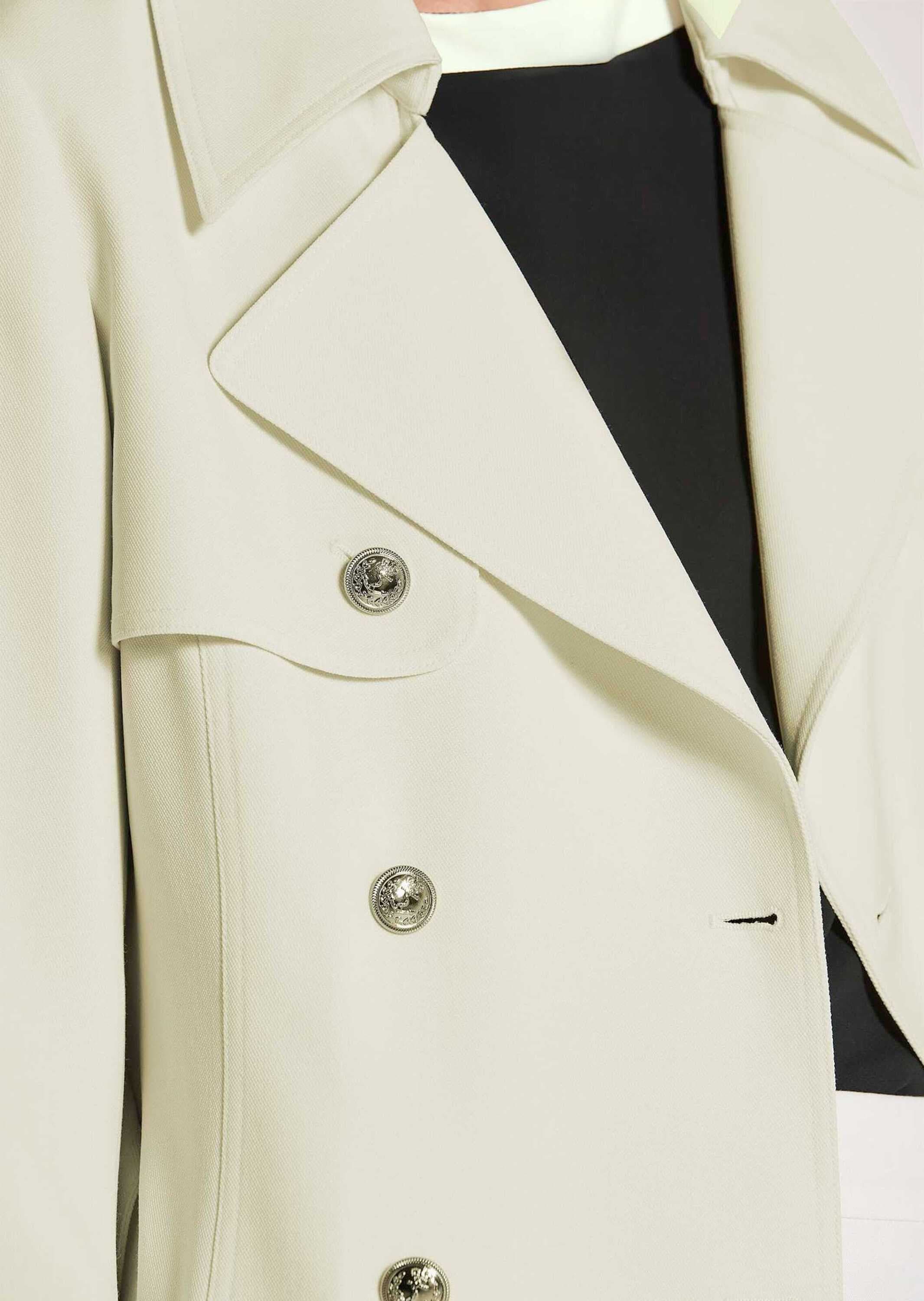 MADELEINE Trenchcoat »Trenchcoat Eleganter Zweireiher mit breitem Reverskragen« Ärmelriegel