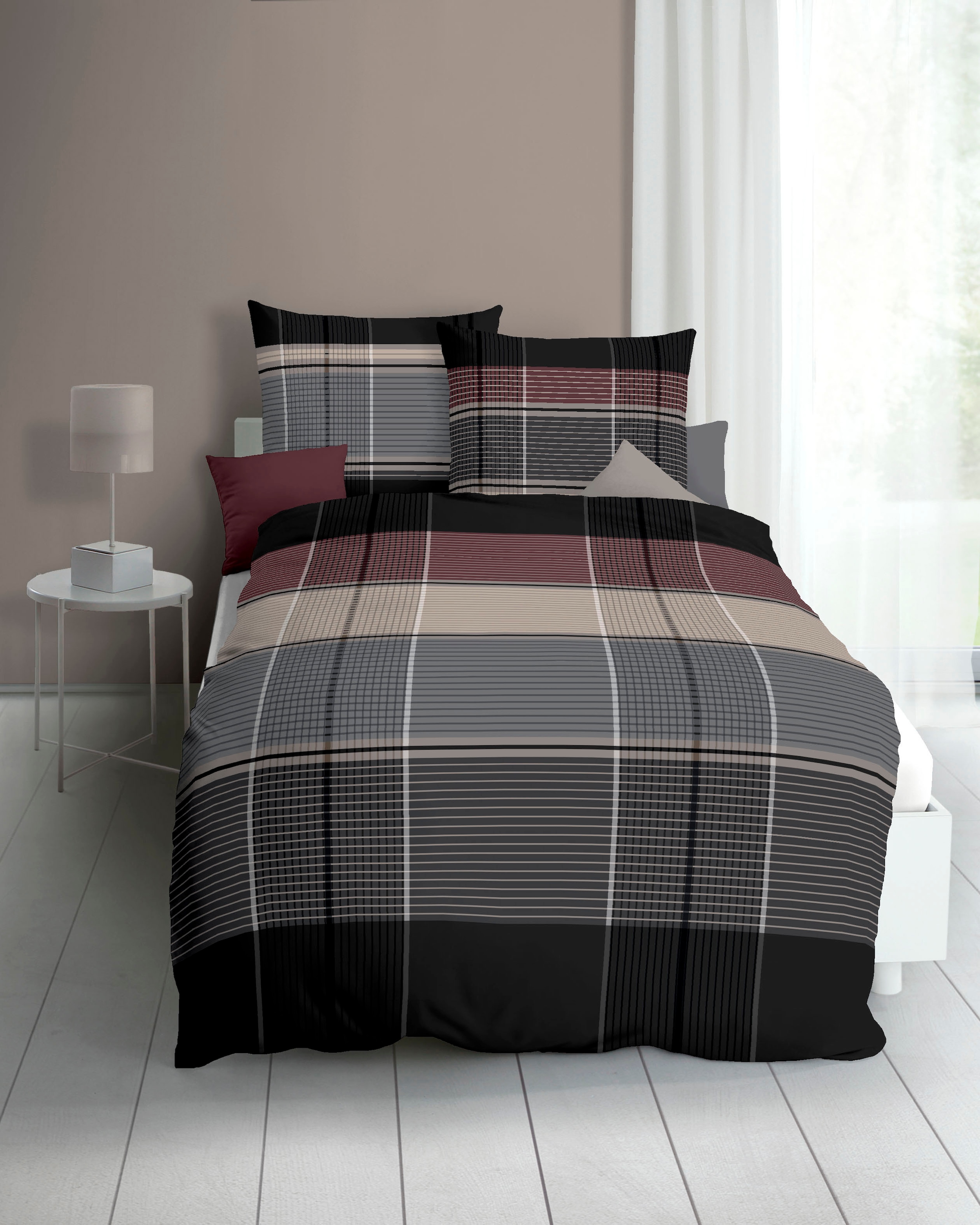 Kaeppel Bettwäsche »Architect« 2 Stk. angenehm wärmend