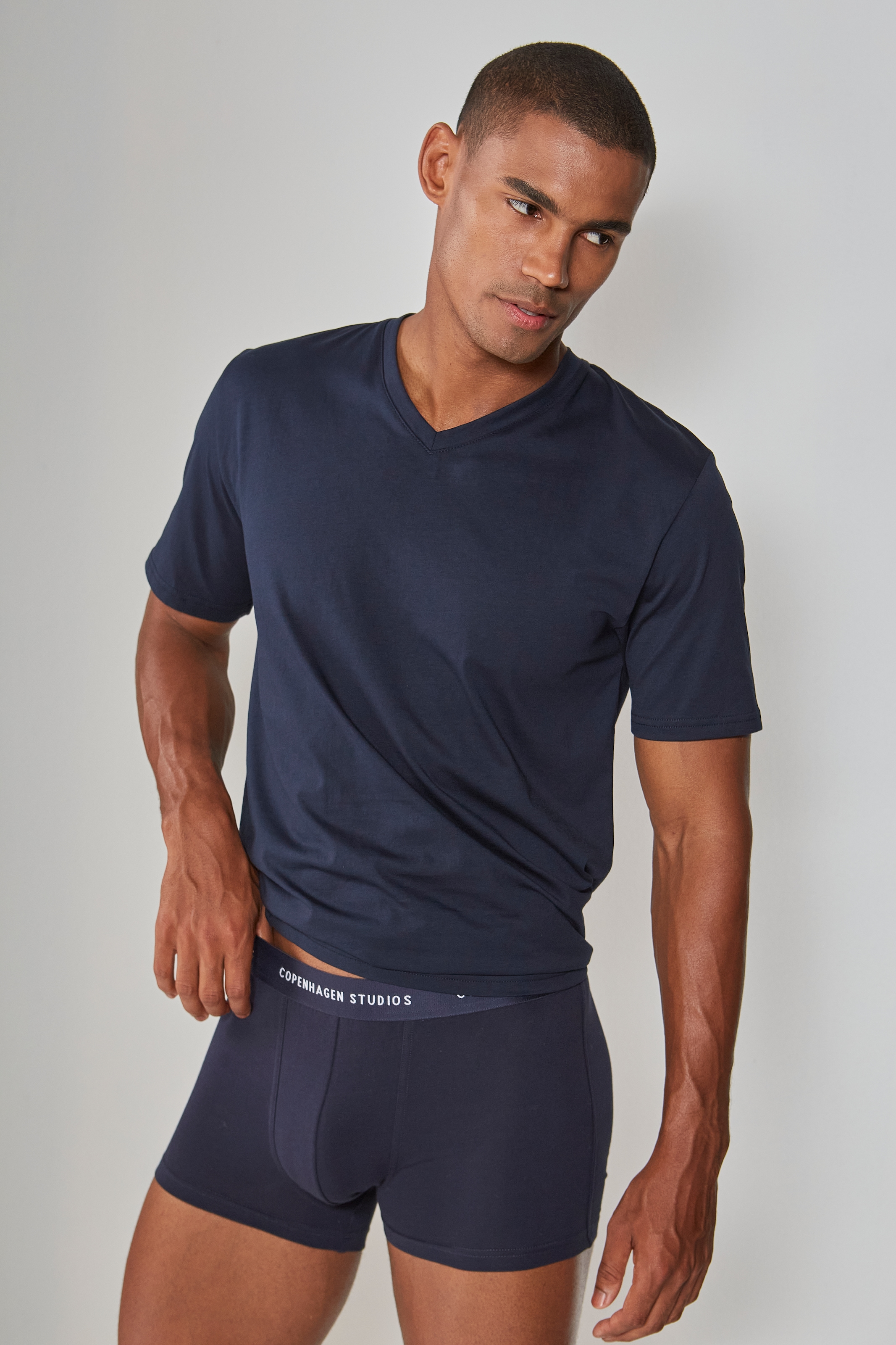 Copenhagen Studios T-Shirt, (Packung, 3er-Pack), Unterziehshirt aus hochwertiger Bio-Baumwolle