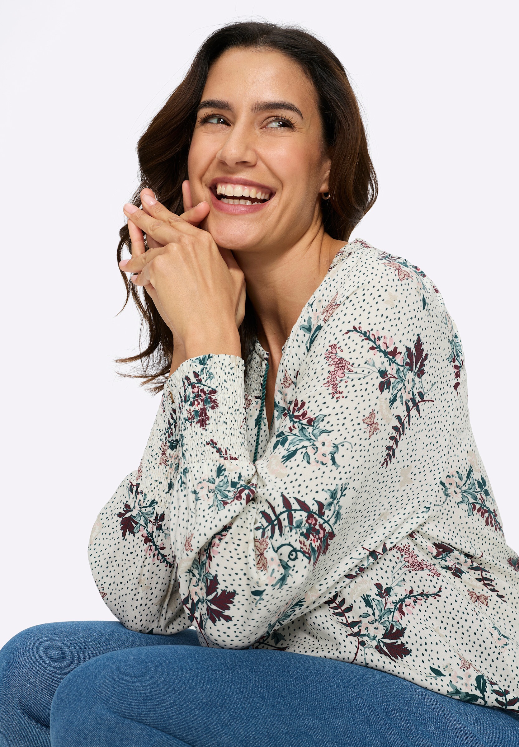Witt Klassische Bluse »Druck-Bluse Druckbluse«