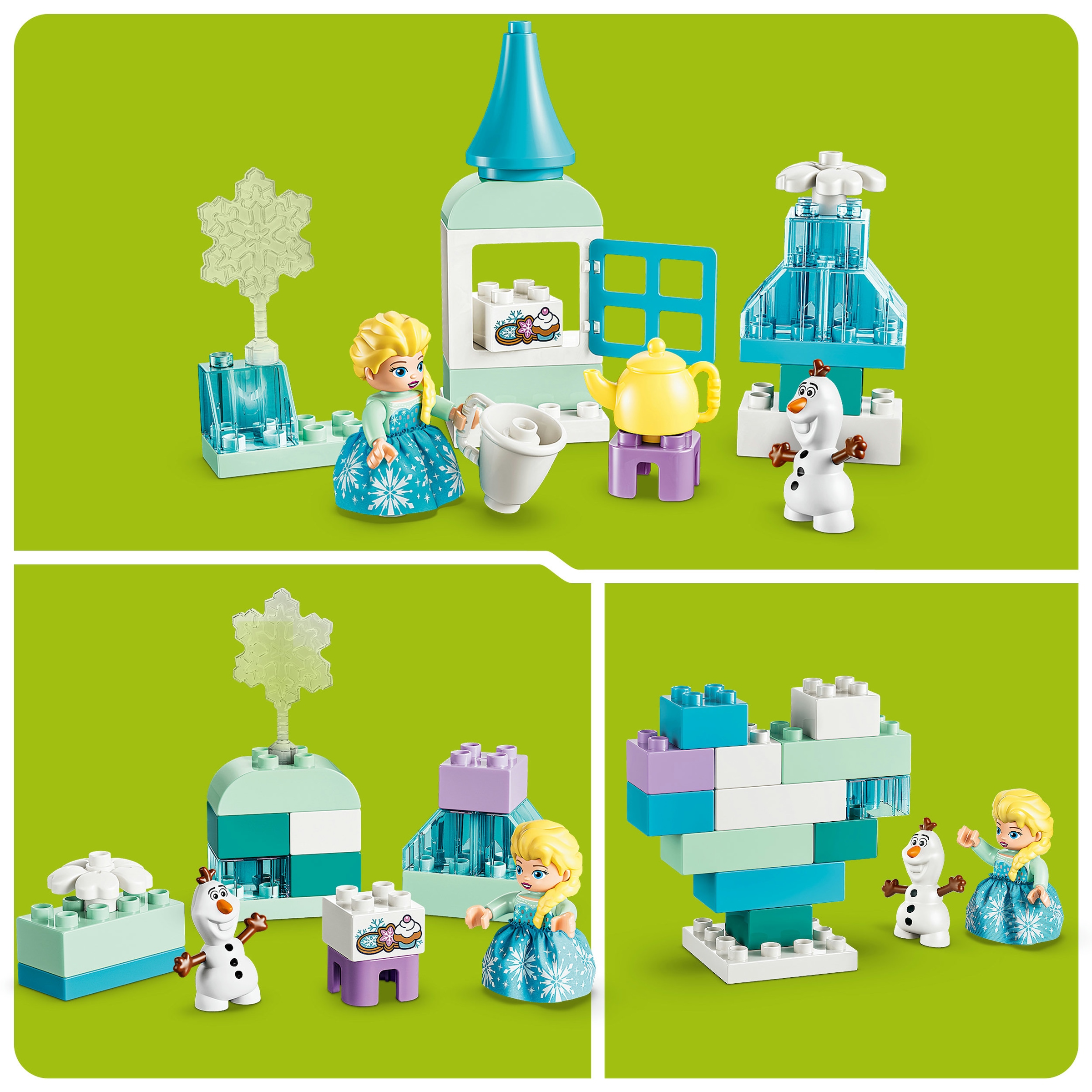 LEGO® Konstruktionsspielsteine »Frozen Kreativbox mit Elsa und Olaf (10462), LEGO DUPLO Disney« Made in Europe