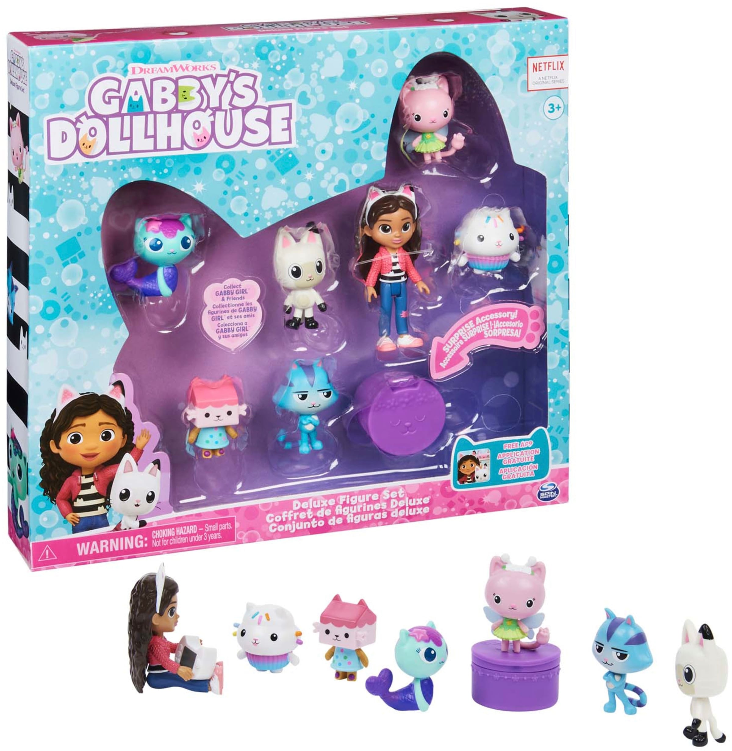 Spielfigur »Gabby's Dollhouse – Figuren Geschenkset (Gabby + 6 Katzen)«, (Set)