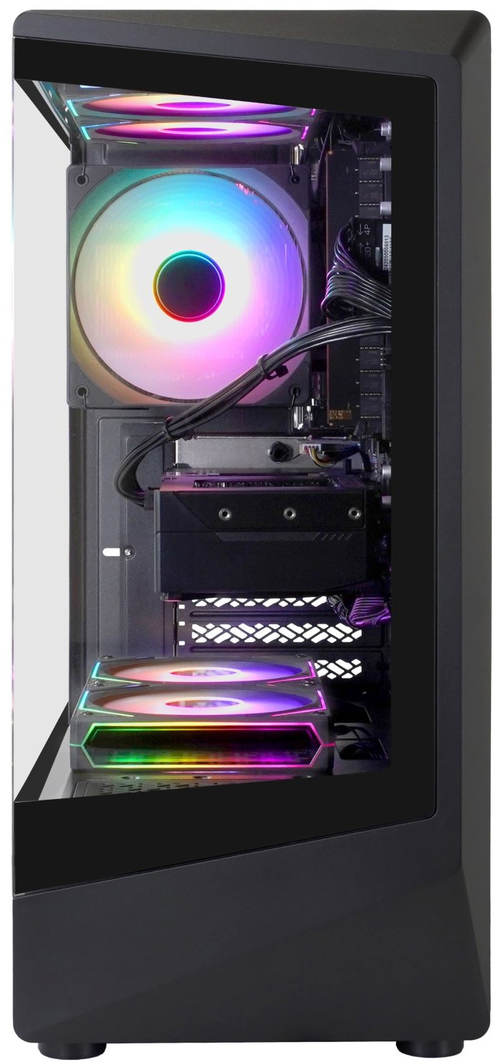 GAMEMAX Gaming-PC-Komplettsystem »GigaDeal VISTA COC AB 2794 Ryzen 5 7500F 16GB DDR5 1TB SSD RX 9070« 32 ″ AMD Ryzen 5 Radeon™ RX 9070 16 GB RAM 1.000 GB SSD Windows 11, DDR5 RAM + Gigabyte GS32QCA LED-Monitor Curved, 80 cm 32"
