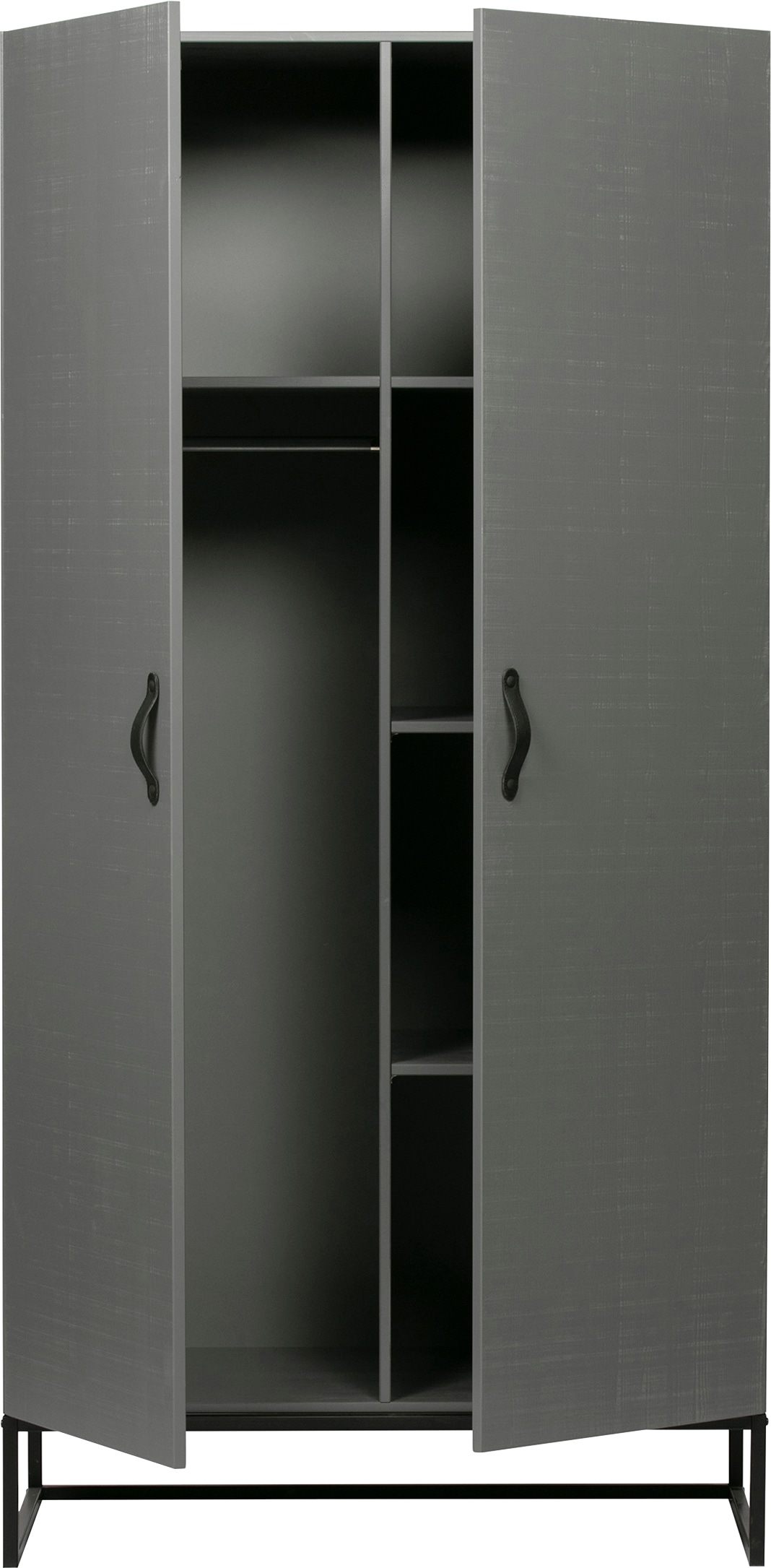 WOOOD Garderobenschrank »Morris«, mit Kleiderstange, massiv Kiefer H 195 cm x B 100 cm