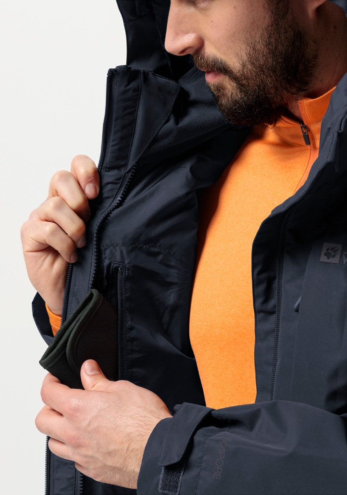 Jack Wolfskin Funktionsjacke »FERNBLICK 2L JKT M«, mit Kapuze
