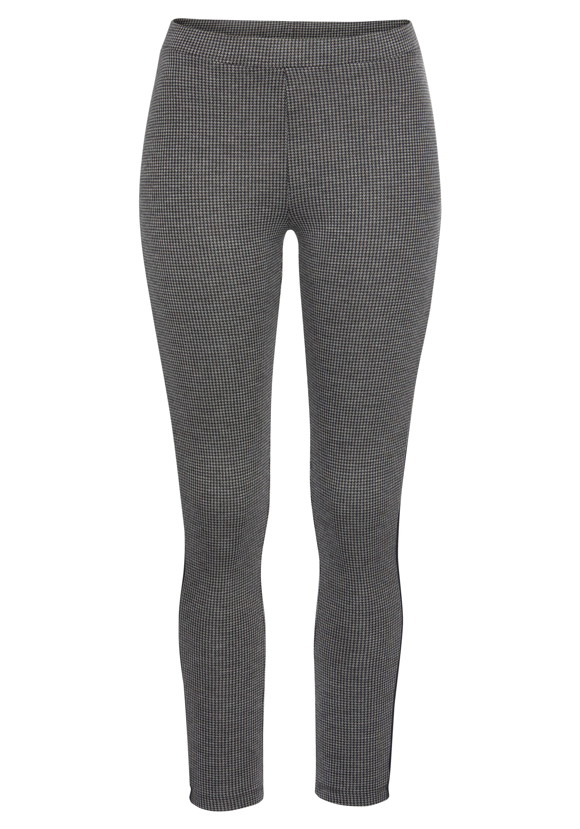 LASCANA ACTIVE Leggings grau-schwarz-leo