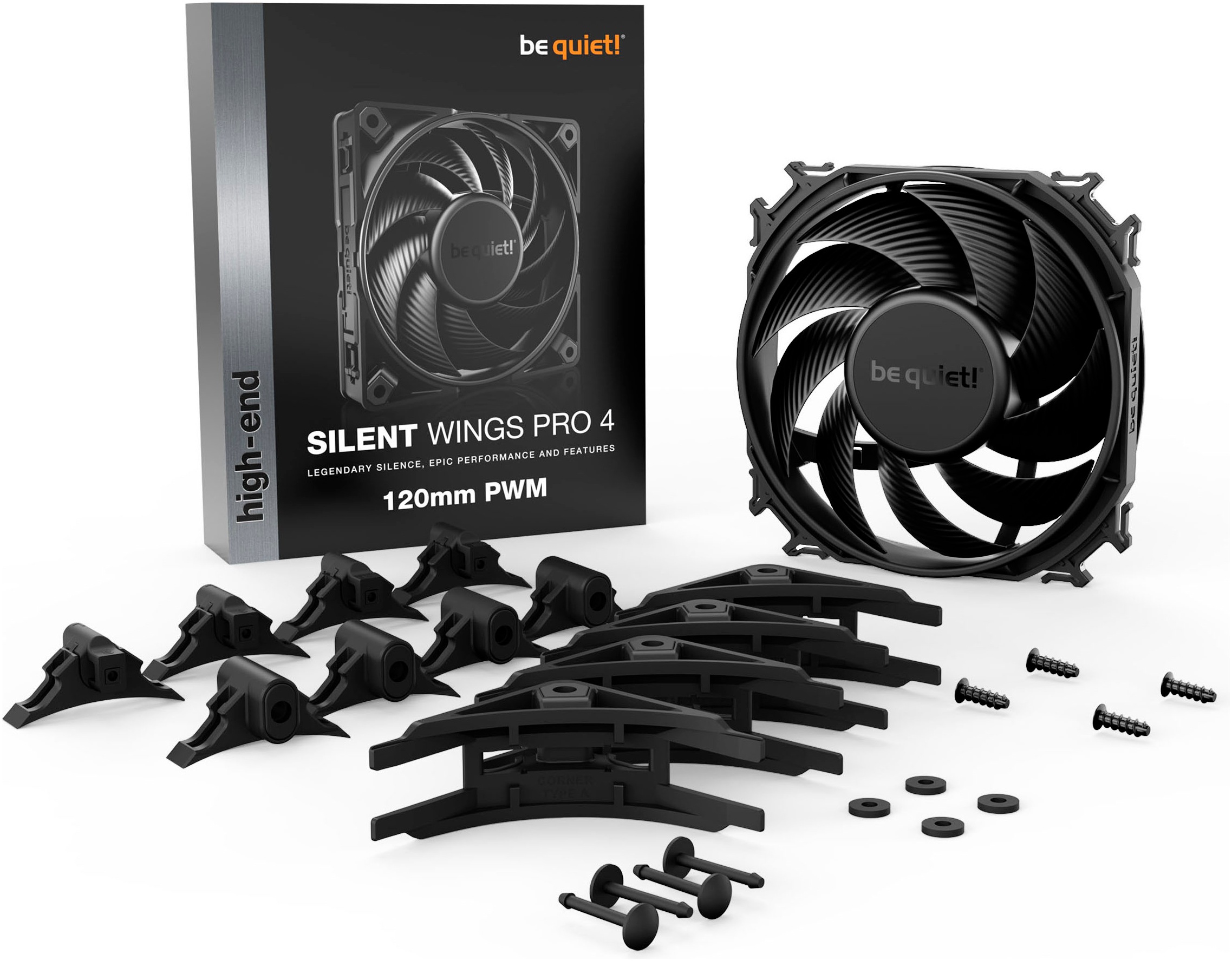 be quiet! Gehäuselüfter »SILENT WINGS PRO 4 120mm PWM«