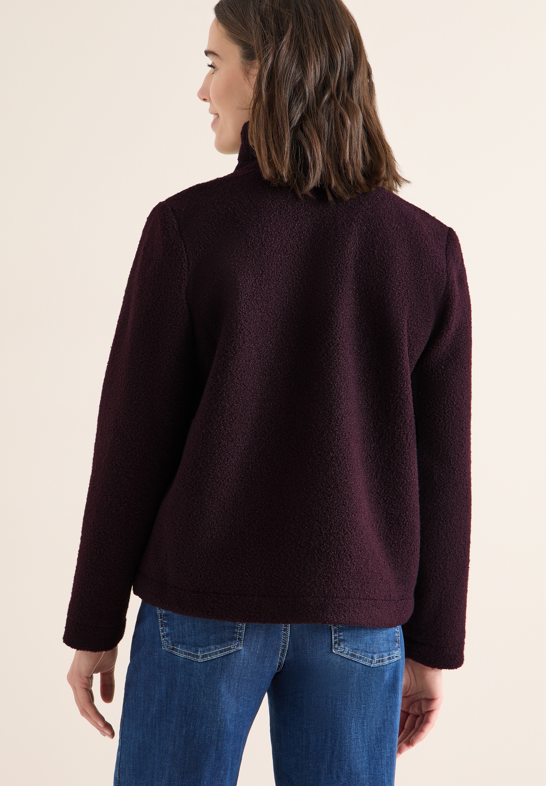 Cecil Kurzjacke ohne Kapuze in weicher Teddy-Qualität