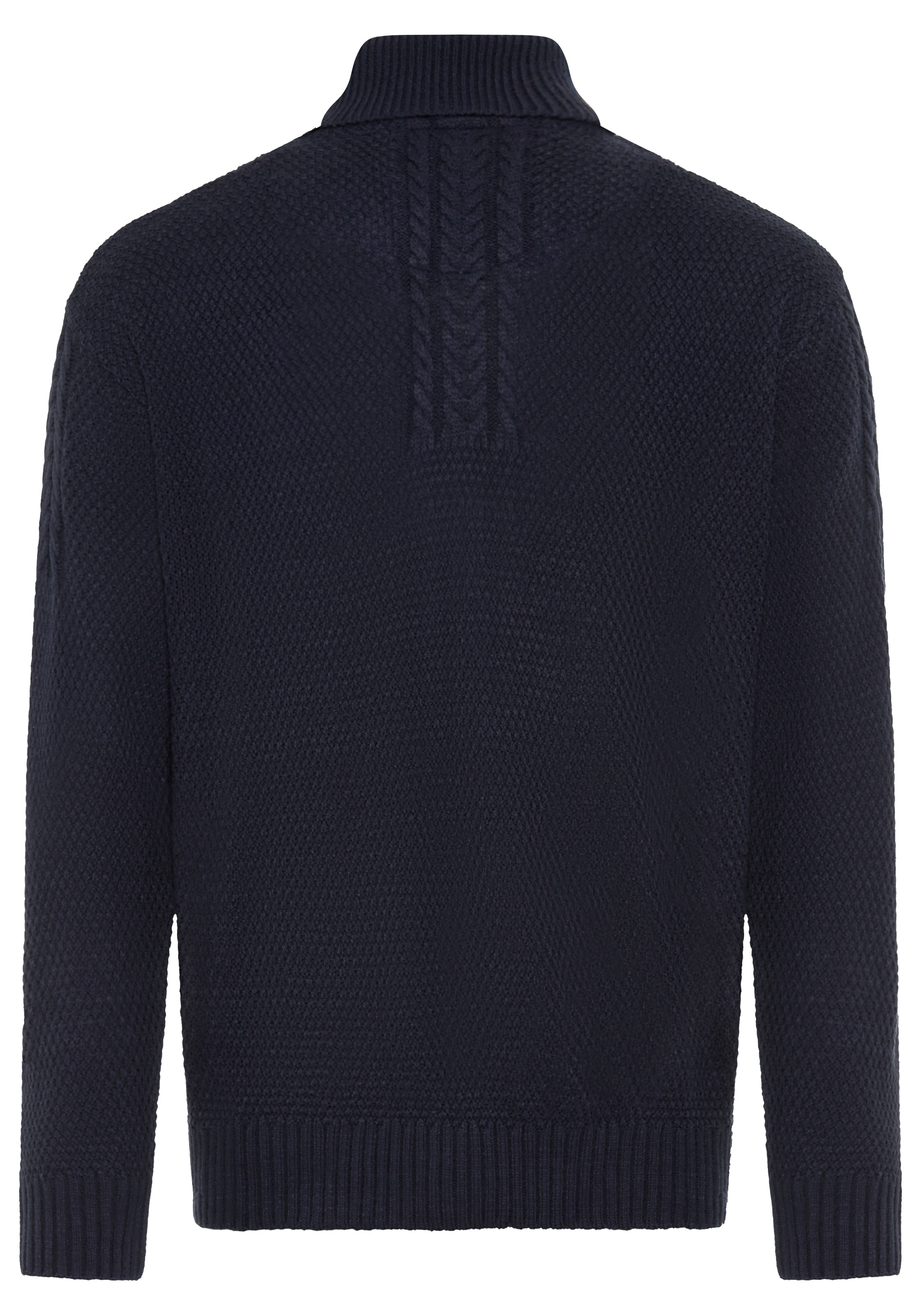 Man's World Rollkragenpullover »Neue Kollektion! Highlight Zopfmuster« aus Strickmaterial, mit Rollkragen, Regular Fit, mit Langarm