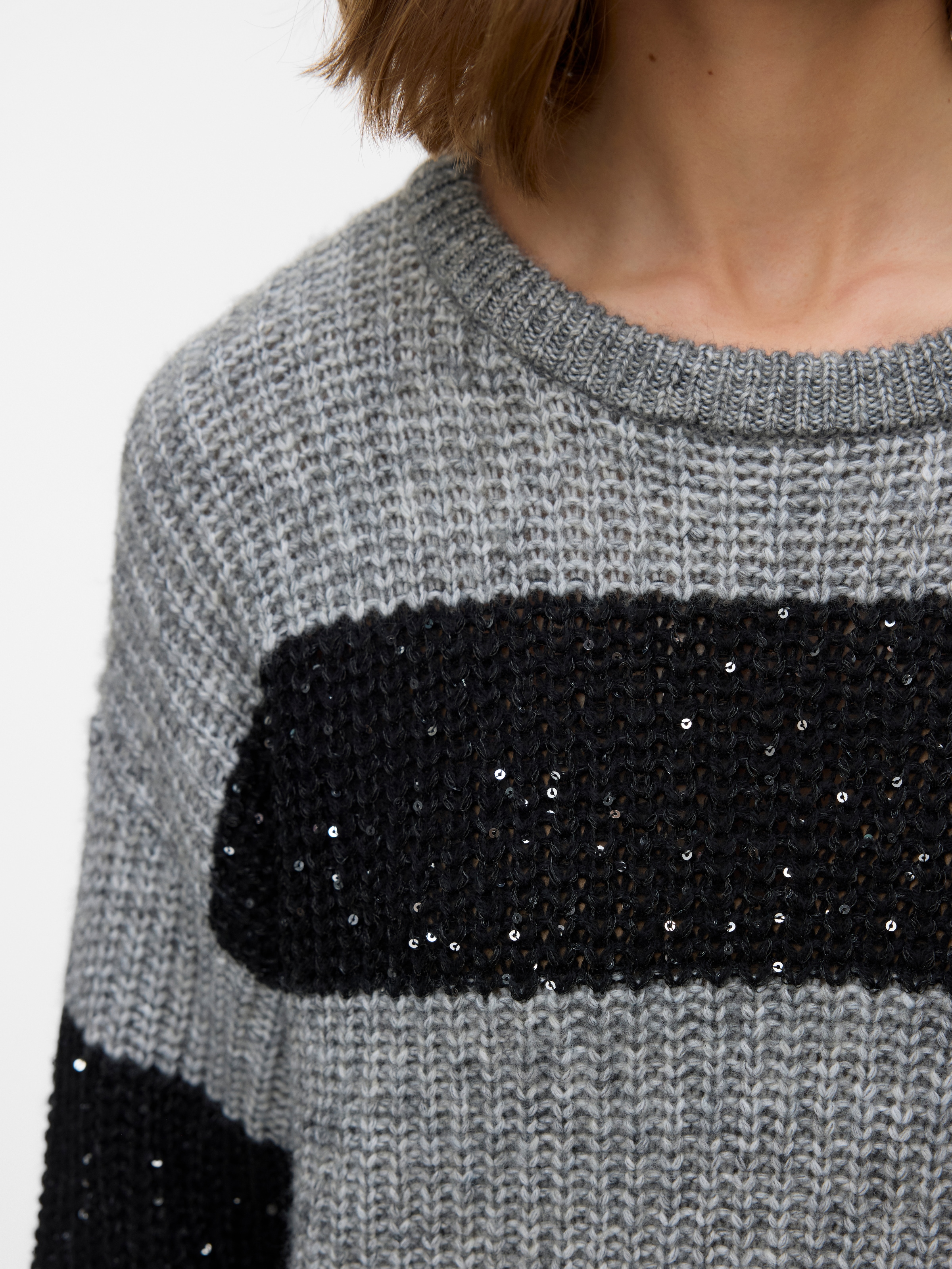 Vero Moda Strickpullover »VMSPARKLE LS O-NECK PULLOVER«