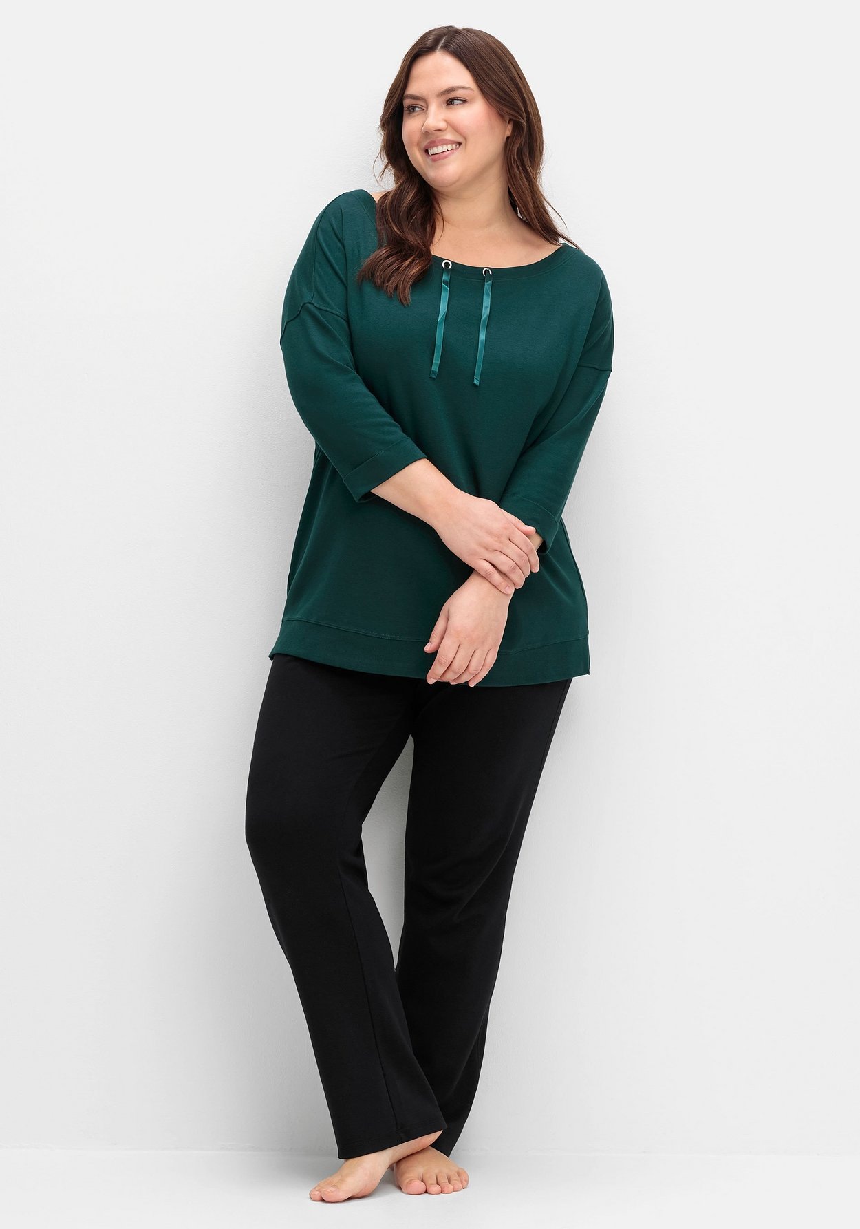 Sheego Sweatshirt »Oversized-Sweatshirt in bequemer Oversizedform«, in bequemer Oversizedform