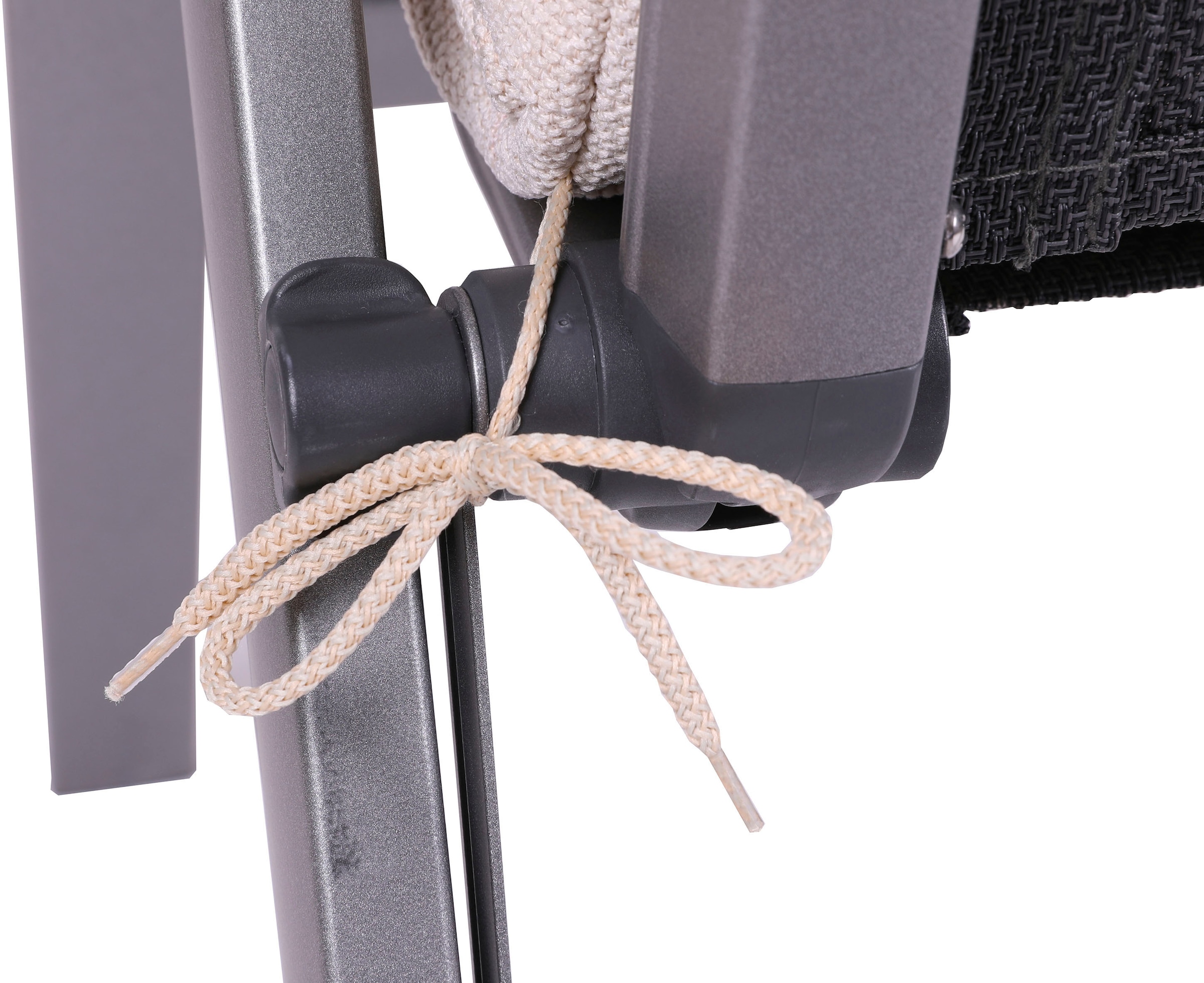 GO-DE Liegenauflage Uni Bouclé natur - Maße BxLxH ca.: 59 cm x 194 cm x 7 cm