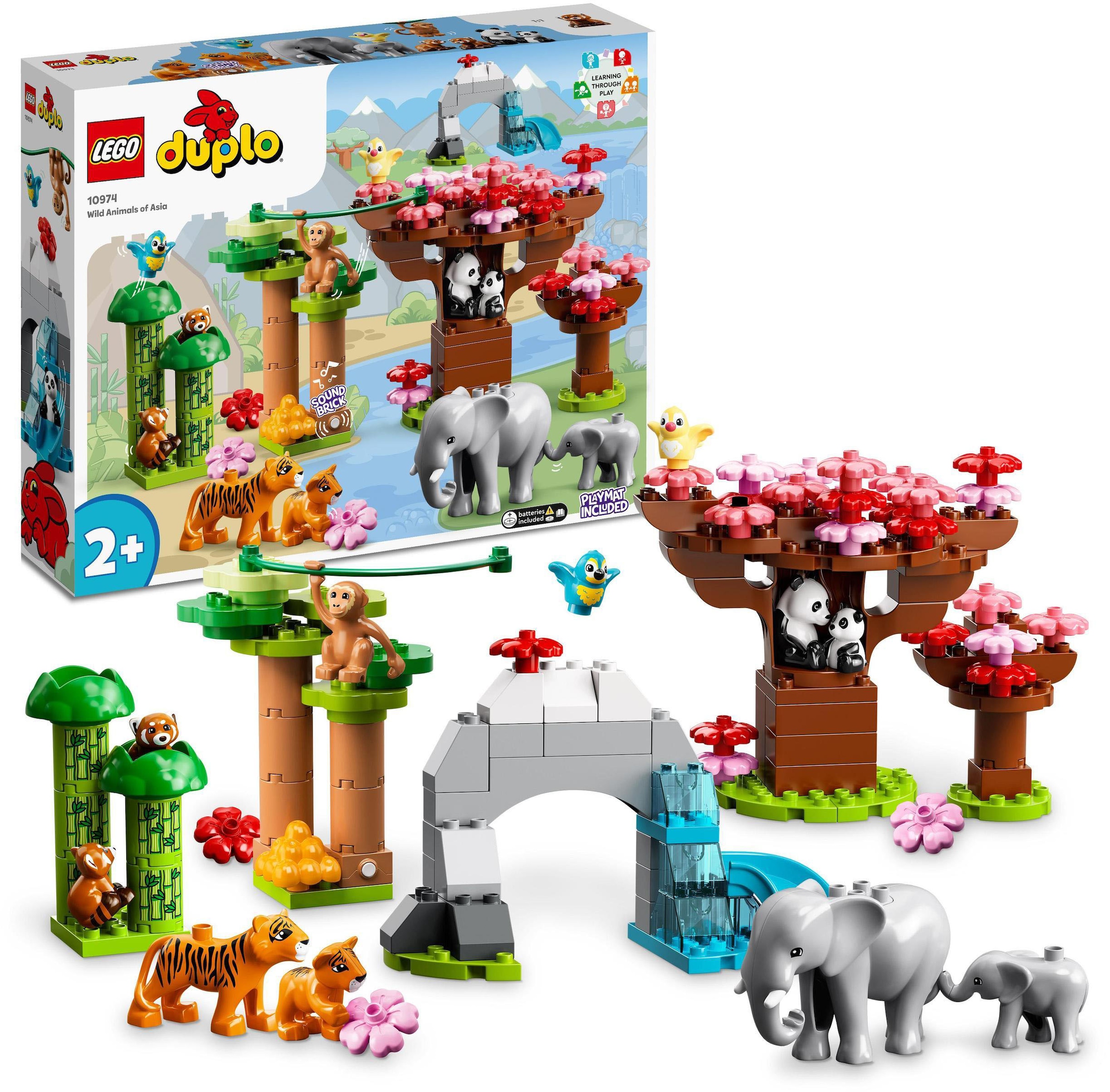 DUPLO«, (118 »Wilde LEGO® OTTO in kaufen Europe (10974), Tiere - Asiens Konstruktionsspielsteine online St.), LEGO® Made