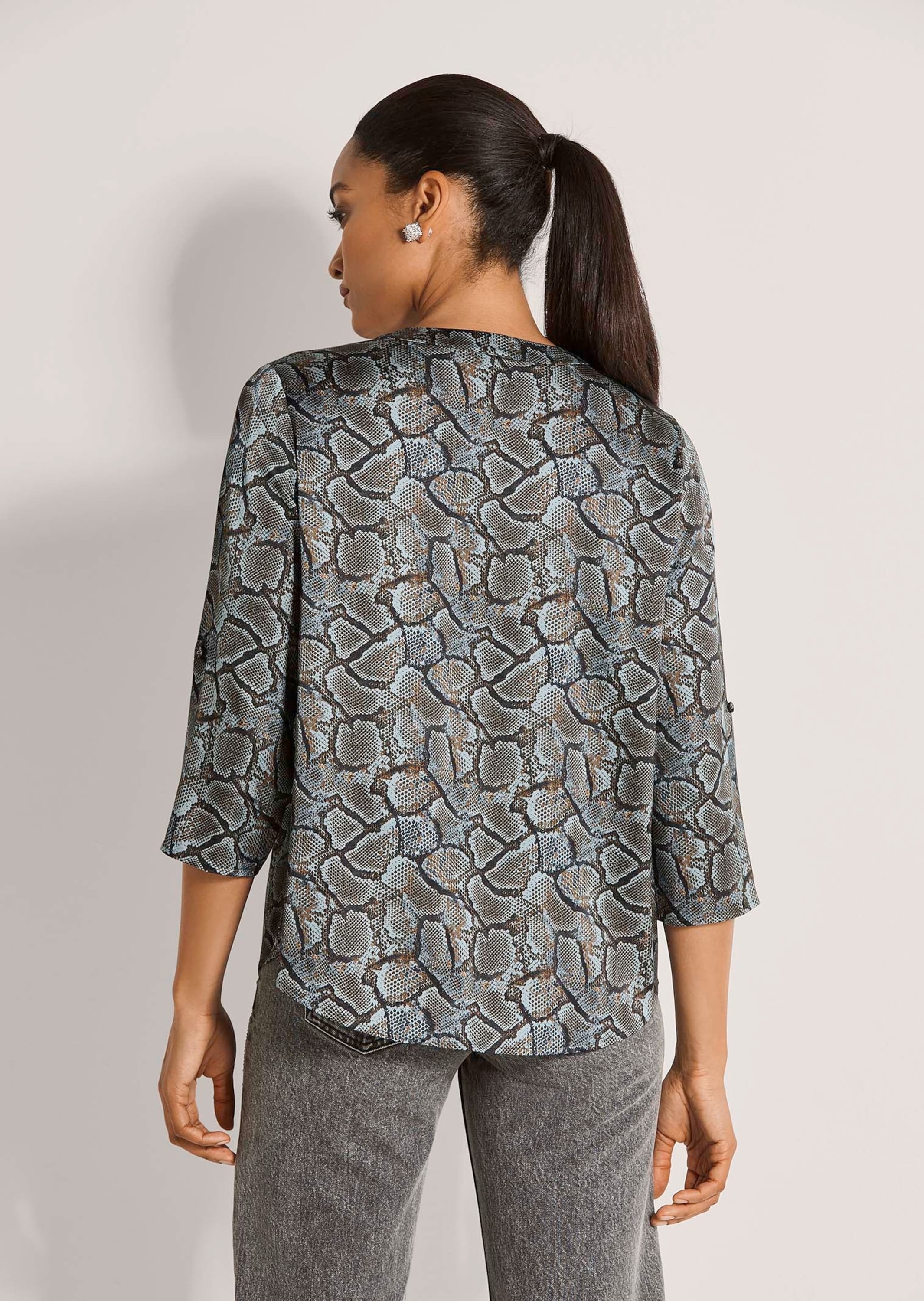 MADELEINE Tunika »Bluse Tunikabluse mit Schlangenprint«