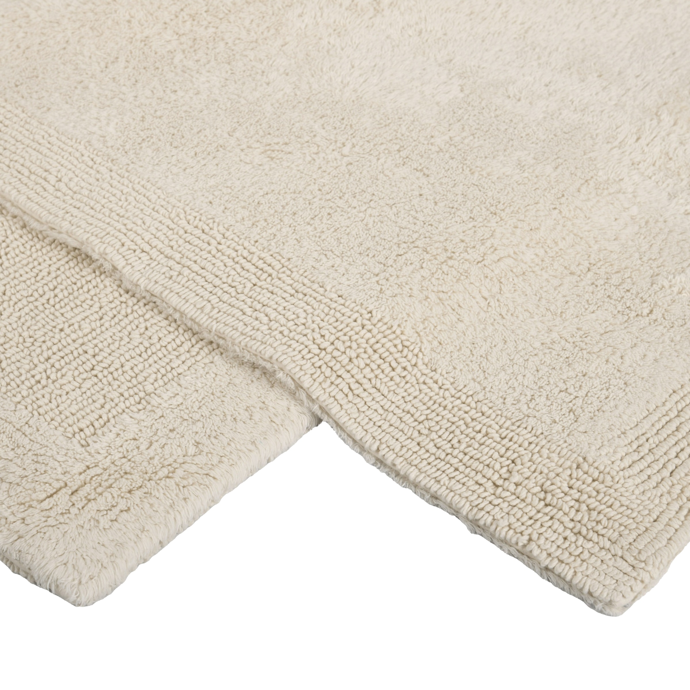 OTTO home Badematte »Kapra, Badvorleger, Badezimmer Teppich« Höhe 14 mm beidseitig nutzbar | fußbodenheizungsgeeignet | strapazierfähig mit Bordüre, Badteppich, Badematte, Baumwolle