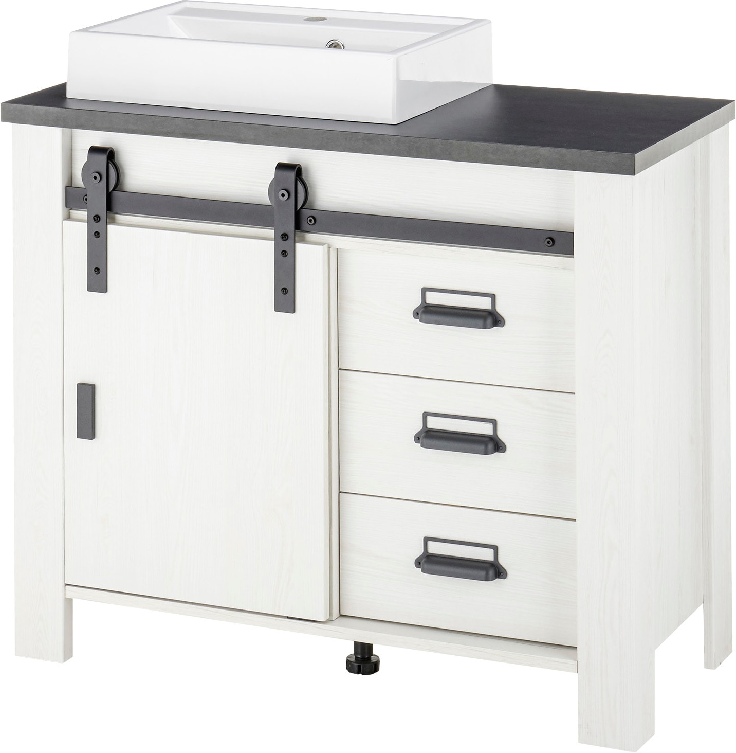 Home Affaire Waschtisch »SHERWOOD in weiß, Größe B/H/T: 95 cm x 91 cm x 43 cm