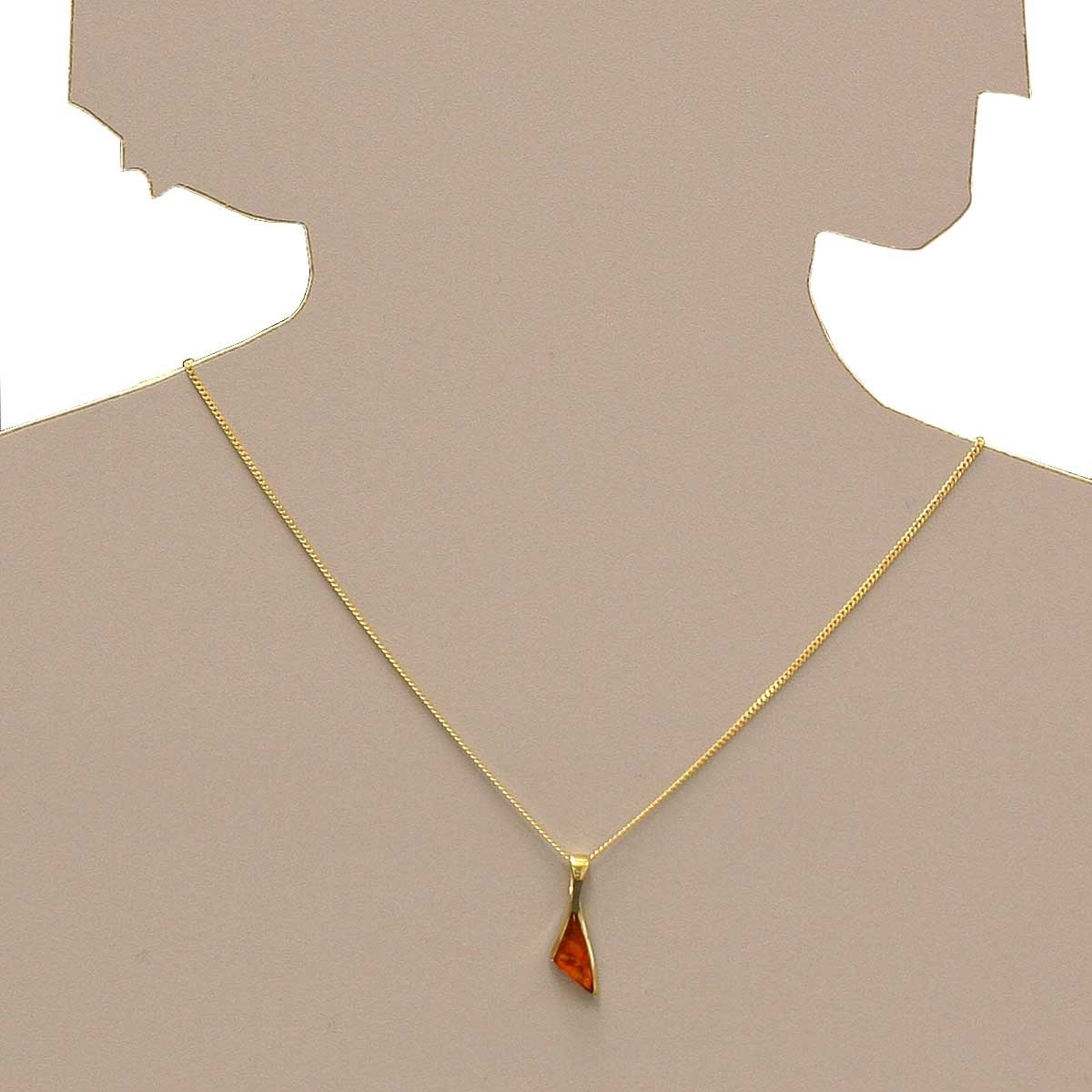 OSTSEE-SCHMUCK Kettenanhänger »- Reia - Gold 333/000 - Bernstein«