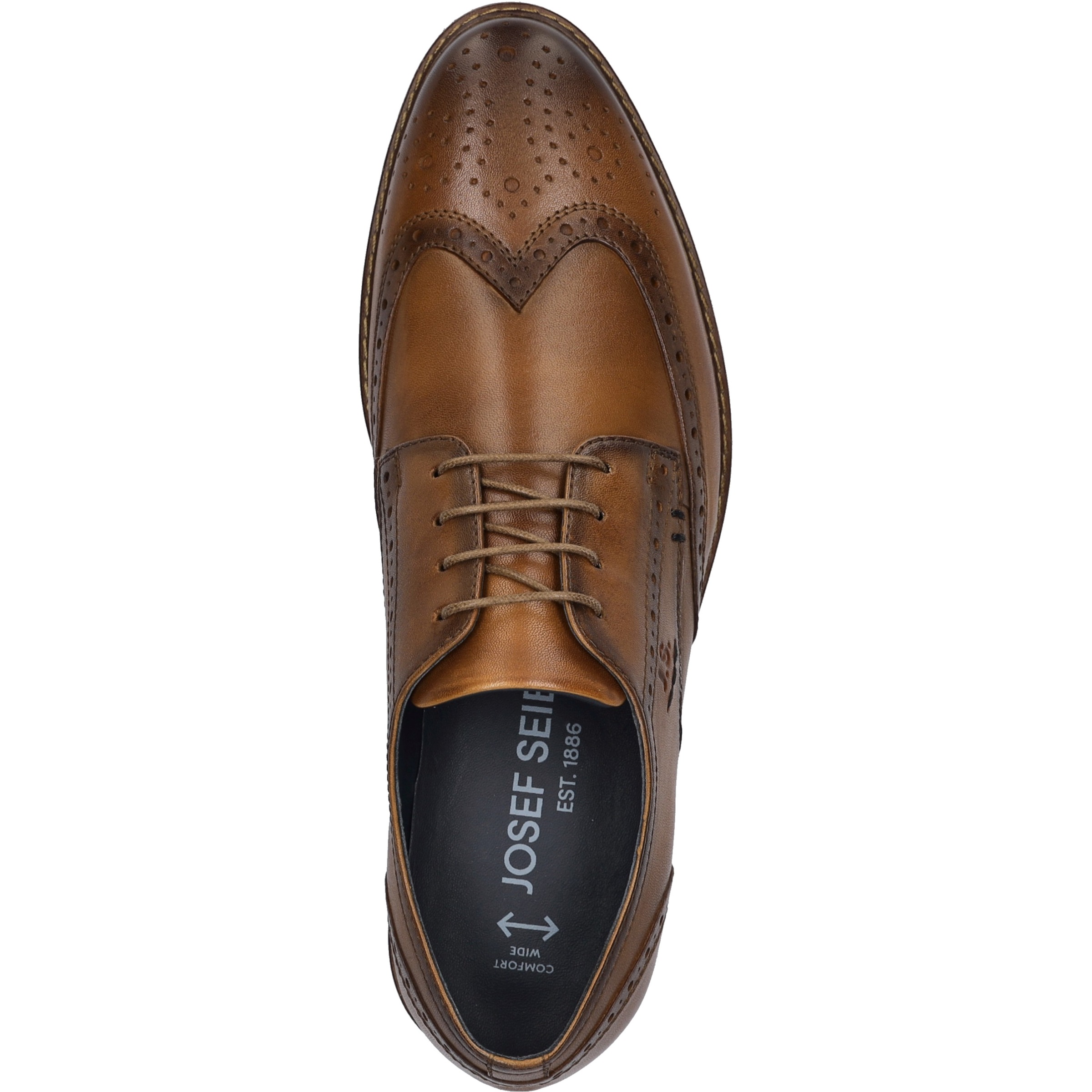 Josef Seibel Schnürschuh »Desmond 02, cognac«