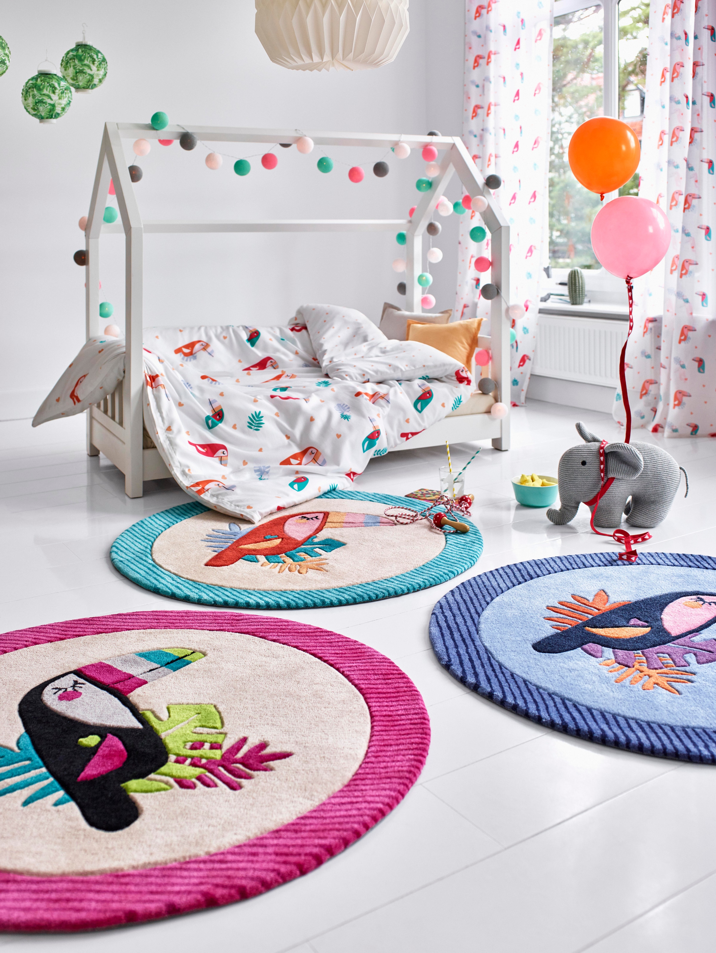 Toucan Esprit besonders bei weich, OTTO rund, kaufen Kinderteppich Motiv »E-Toucan«,