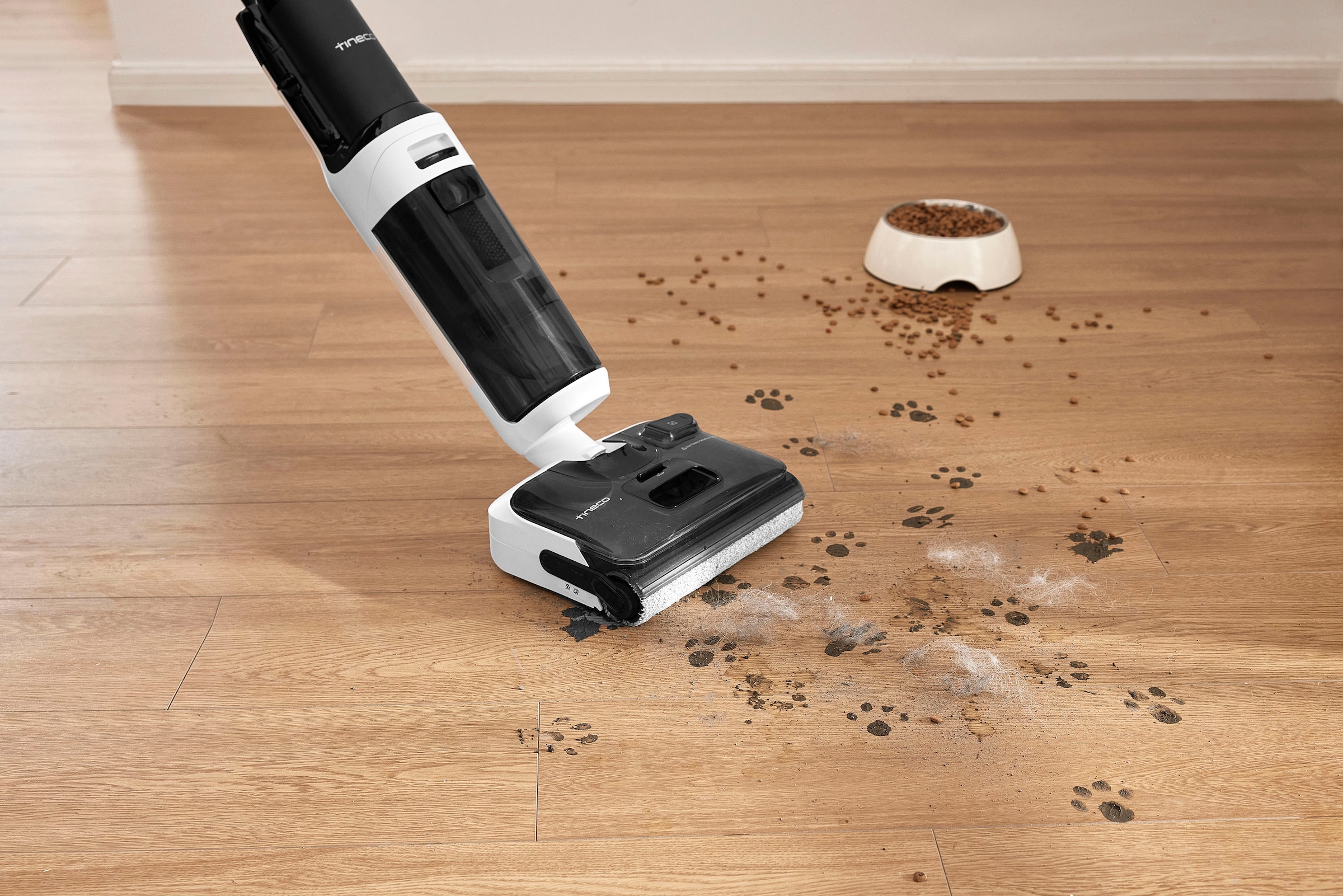 Tineco Nass-Trocken-Sauger »Floor One Switch S6 Stretch Plus mit 85°Grad Heißluft-Trocknung«, für Tierhaare & Allergiker, Selbstreinigung, Teppich & Hartboden