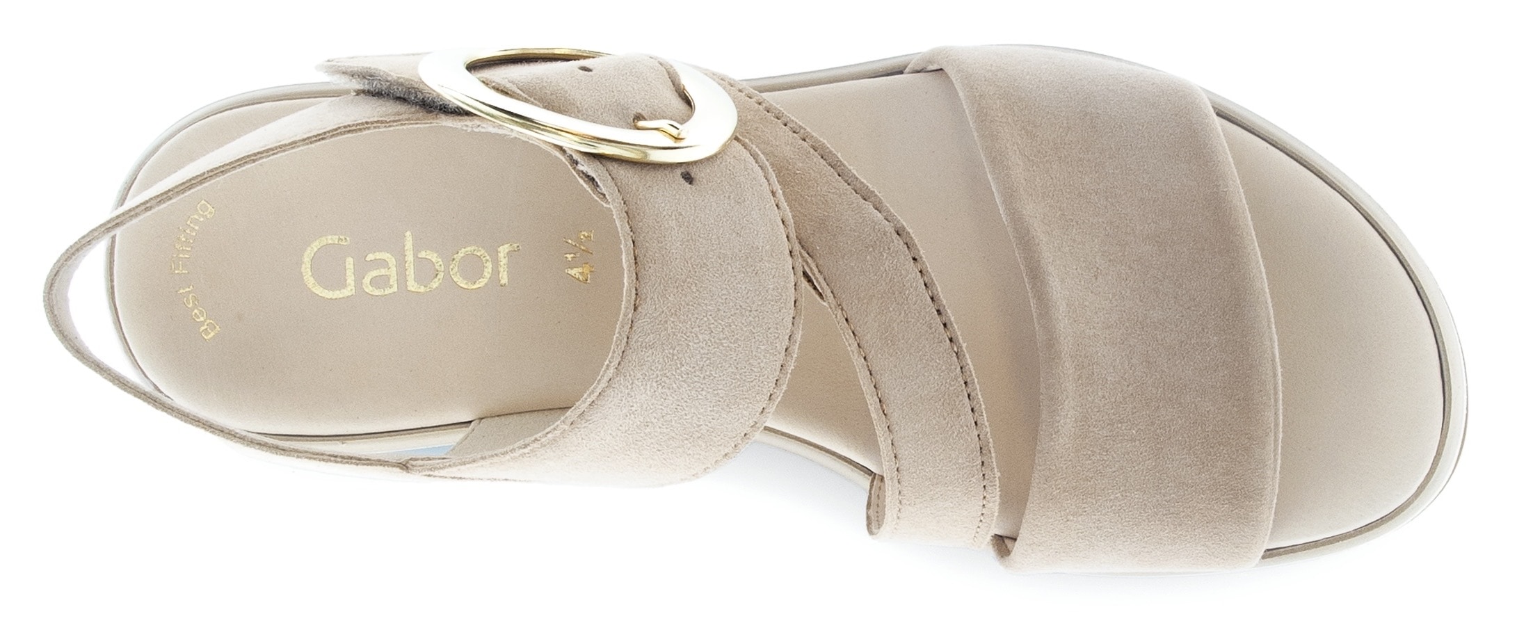 Gabor Keilsandalette, Sommerschuh, Riemensandale, Bequemschuh mit Best Fitting-Ausstattung