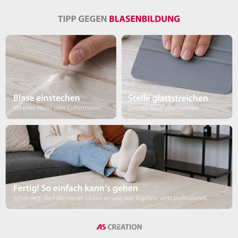 Architects Paper Möbelfolie »Architects Paper Möbelfolie Holzoptik selbstklebend« Selbstklebende PVC-Folie in Holzoptik mit Schneidraster