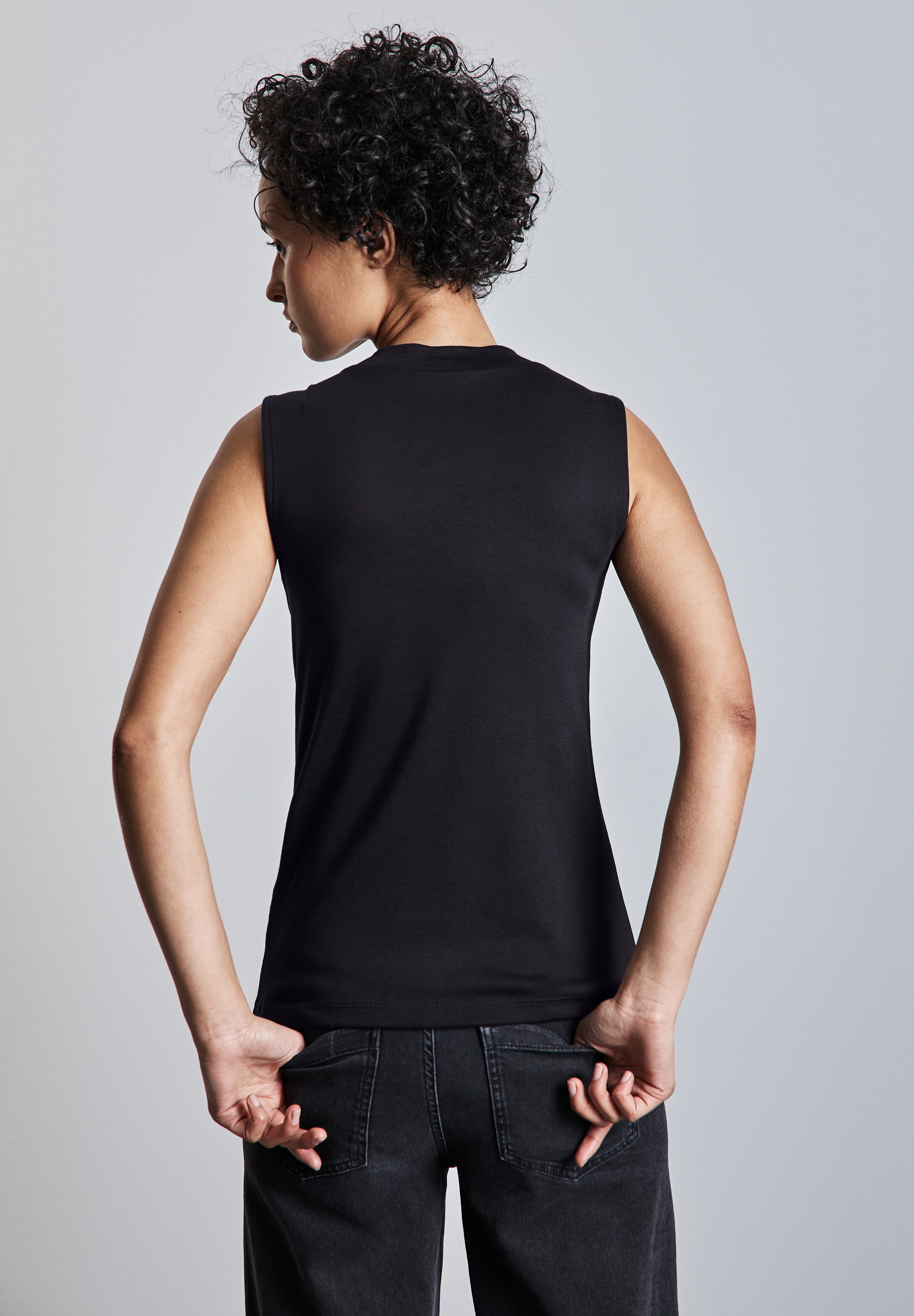 STREET ONE Shirttop, mit Rollkragen