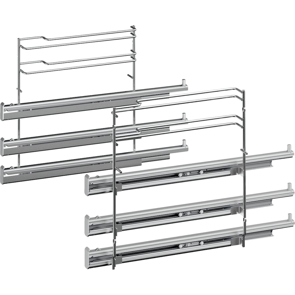 SIEMENS Backofen-Set »EQ872DV01R«, HB672GBS1, mit 3-fach-Teleskopauszug, Pyrolyse-Selbstreinigung