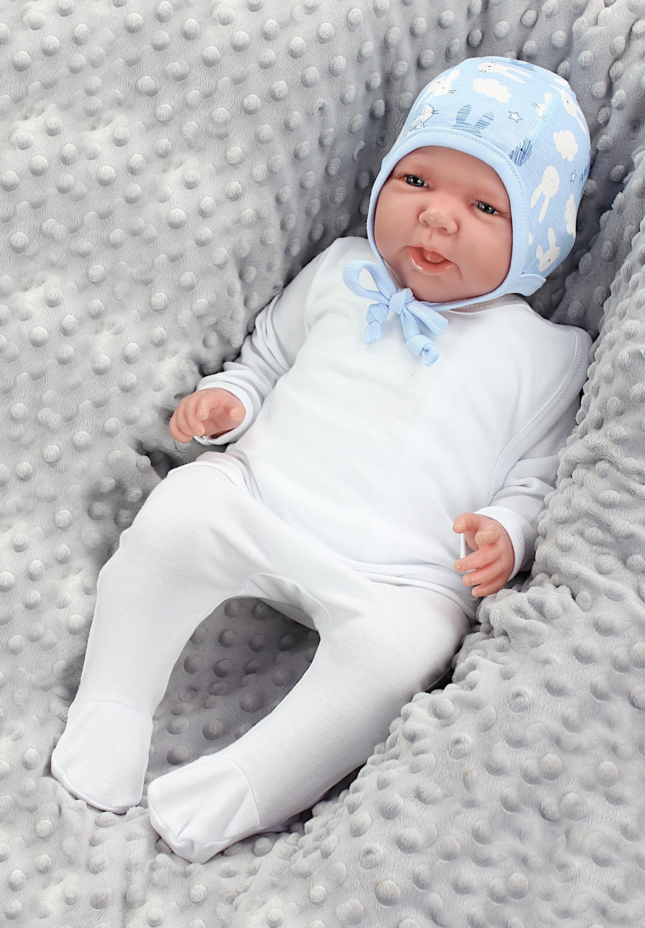 TupTam Erstlingsmütze »Erstlingsmütze Unisex Baby Erstlingsmütze zum Binden 2er Pack«