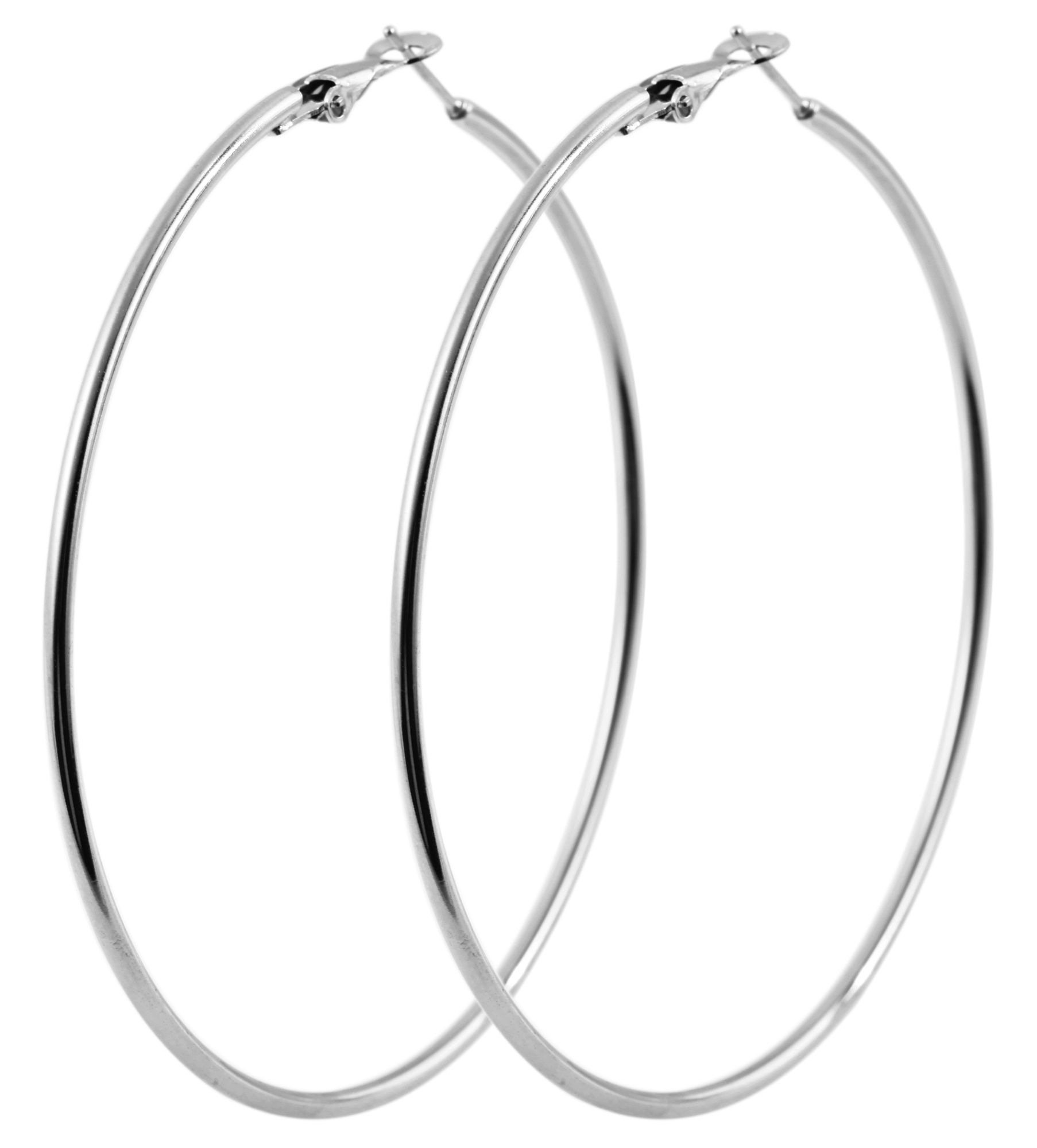 Adelia´s Paar Creolen »Damen Ohrringe ¿ Creole aus Edelstahl«