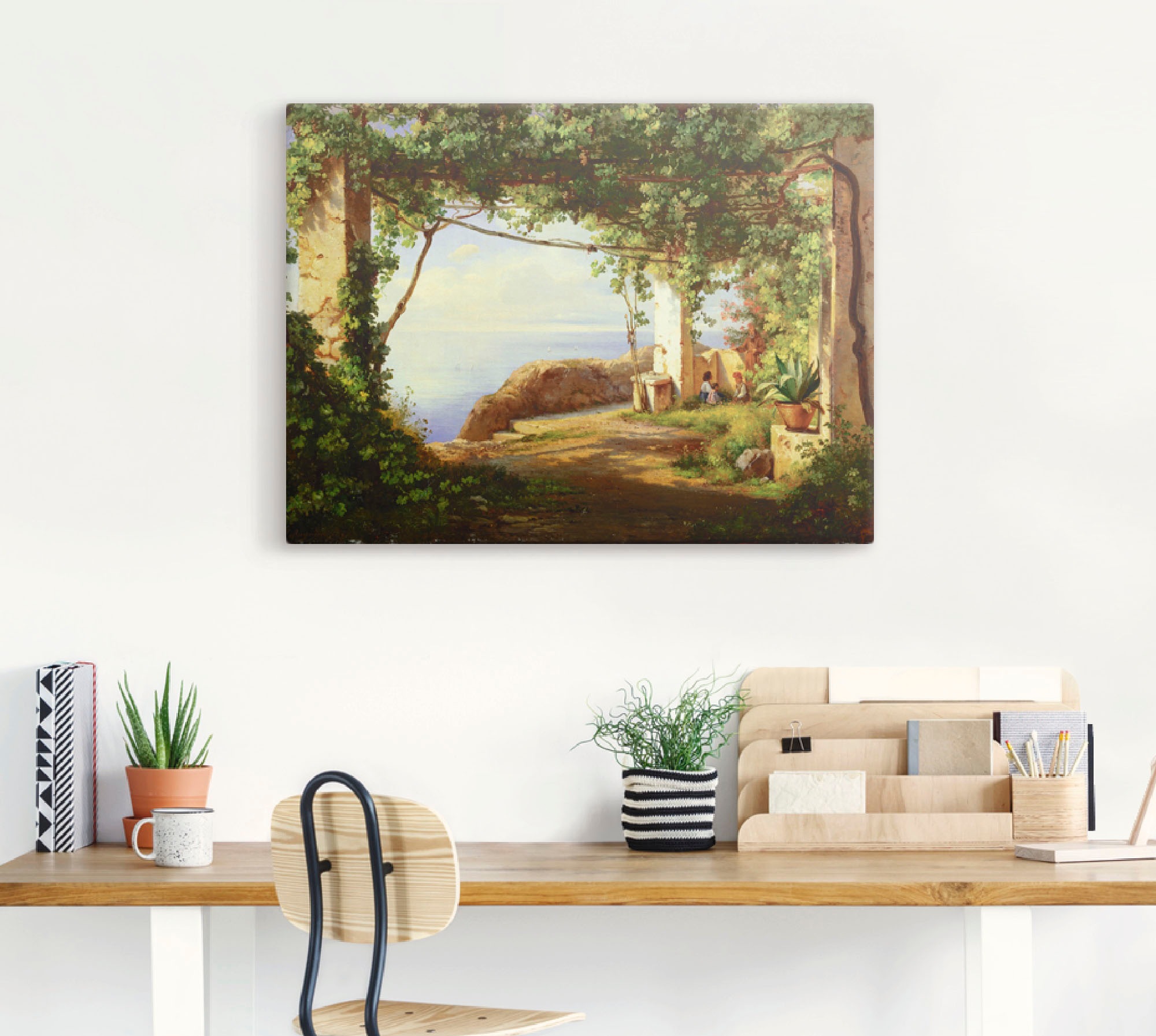 Artland Wandbild »Sorrento. 1875«, Garten, (1 St.), als Leinwandbild in verschied. Größen