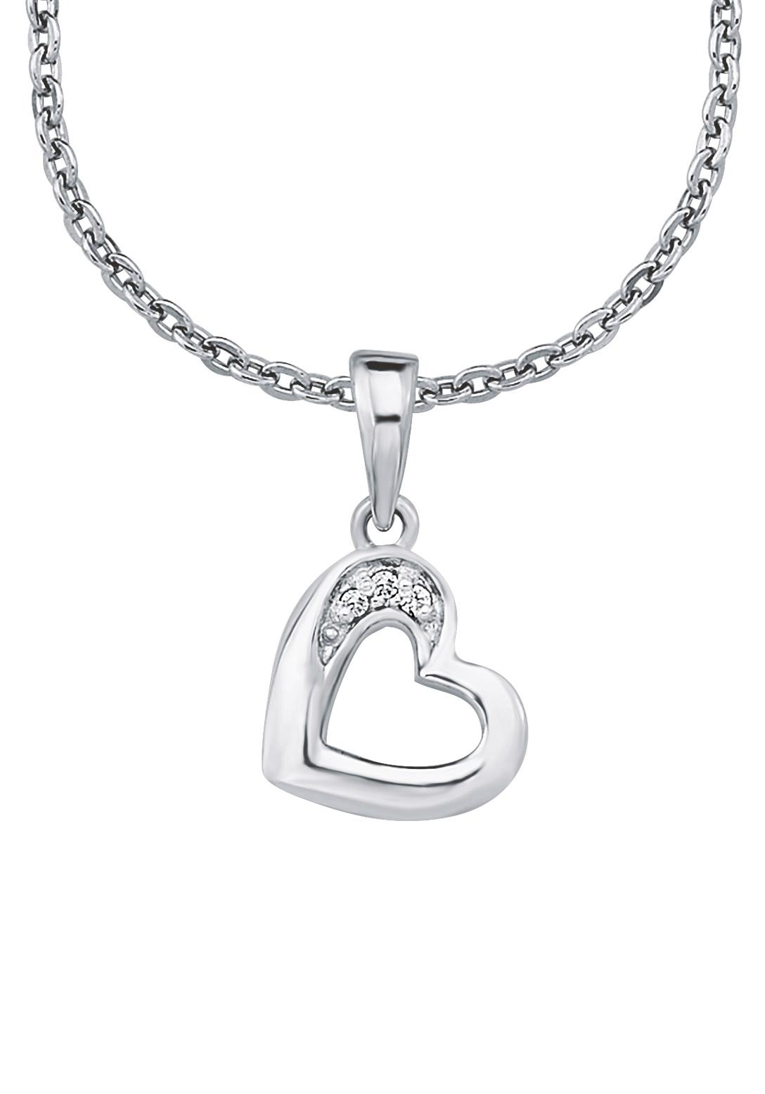 Amor Kette mit Anhänger »Herz, 9293674«, mit Zirkonia kaufen