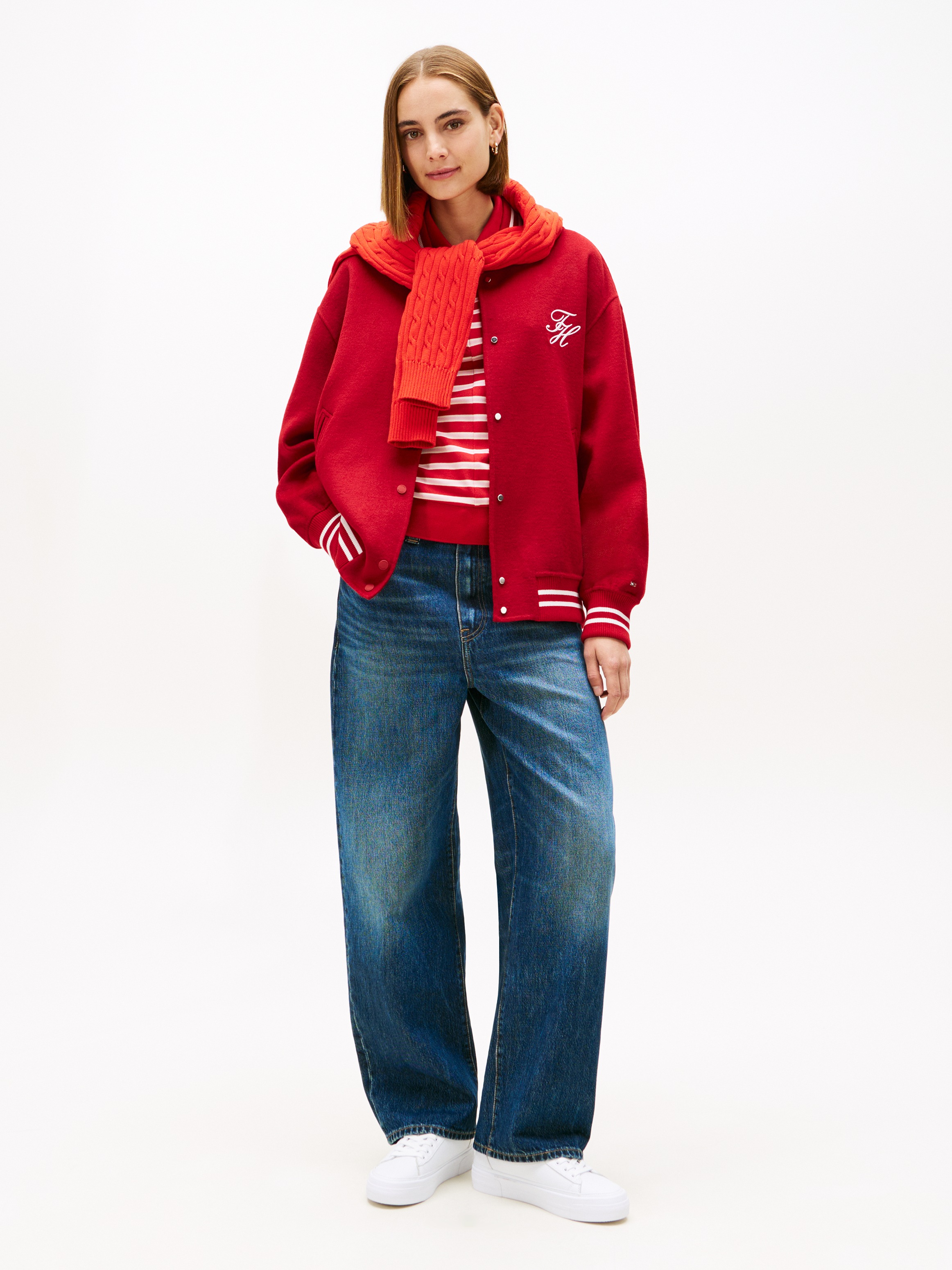 Tommy Hilfiger Plateausneaker »TH FOXING PLATFORM LEATHER«