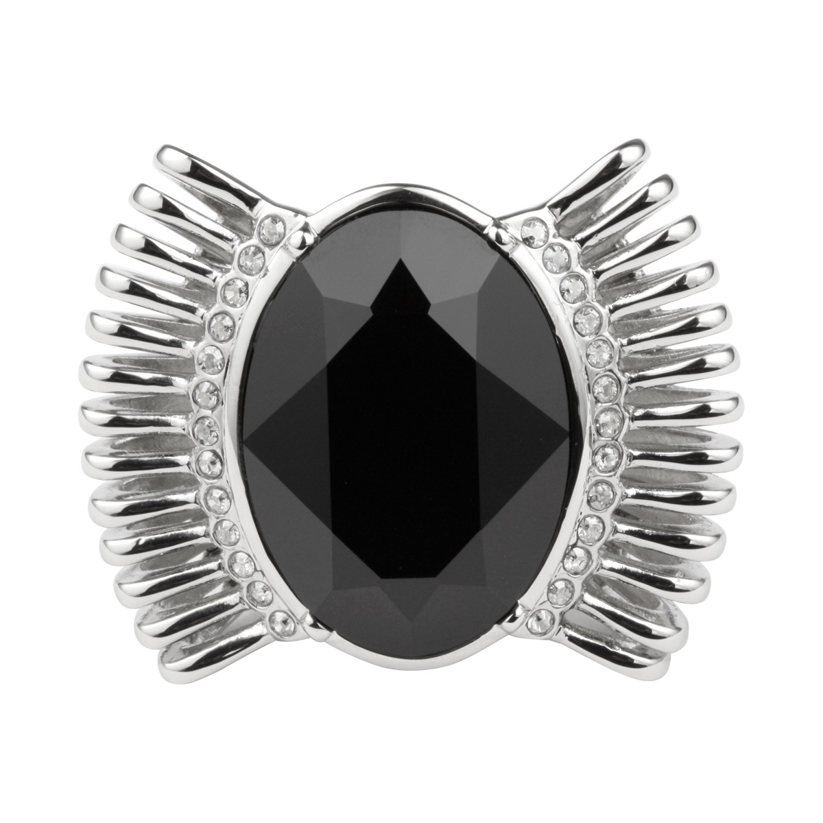 Pippa & Jean Fingerring »PJ711«, (1 tlg.), verziert mit Kristallen von Swarovski®