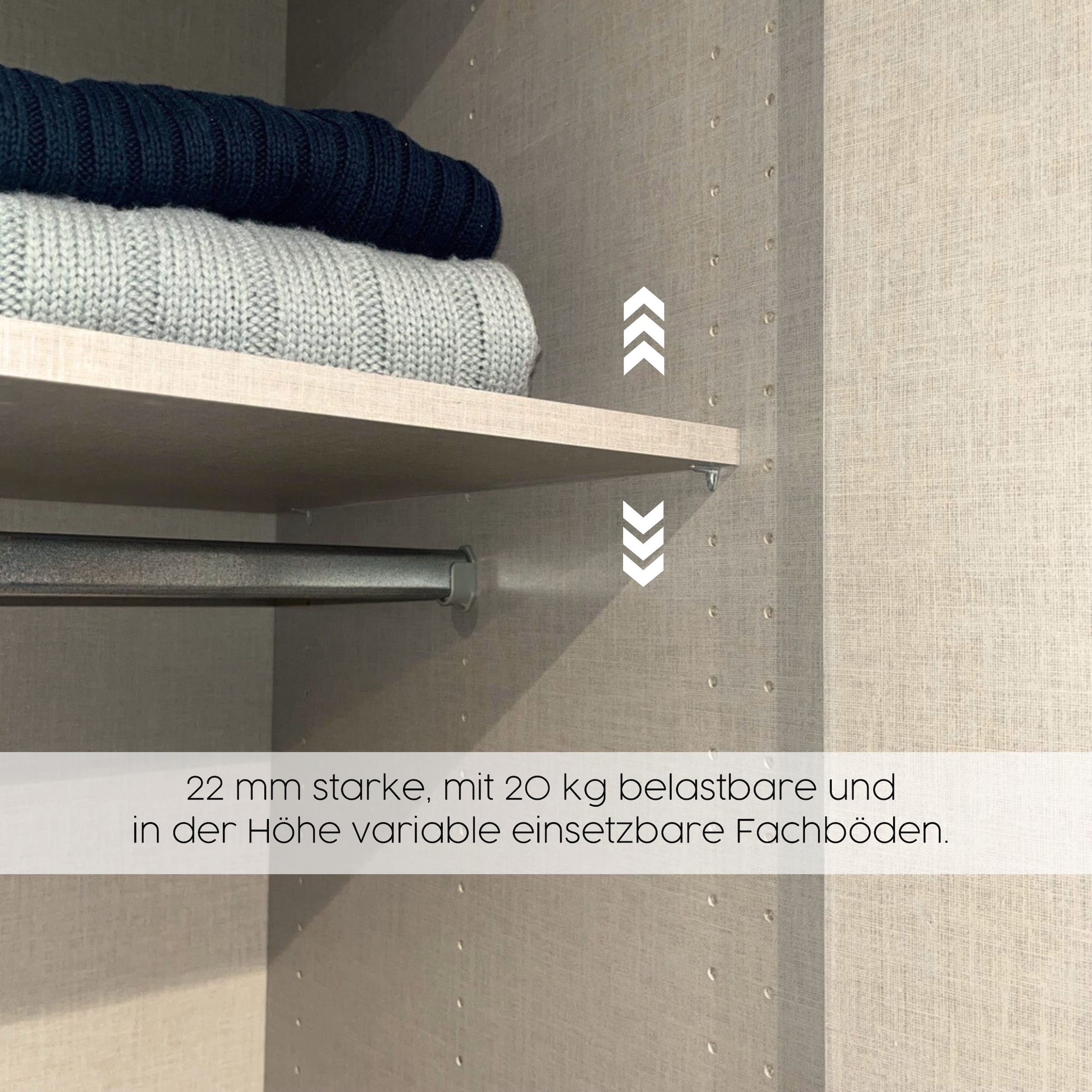 rauch Kleiderschrank »Schwebetürenschrank Schrank Garderobe Wäscheschrank ASTANA« 3 Ausstattungen BASIC/CLASSIC/PREMIUM (inkl. SOFT-CLOSE-FUNKTION),  großflächige Spiegelfront, B/H/T: 218/210/59 cm MADE IN GERMANY