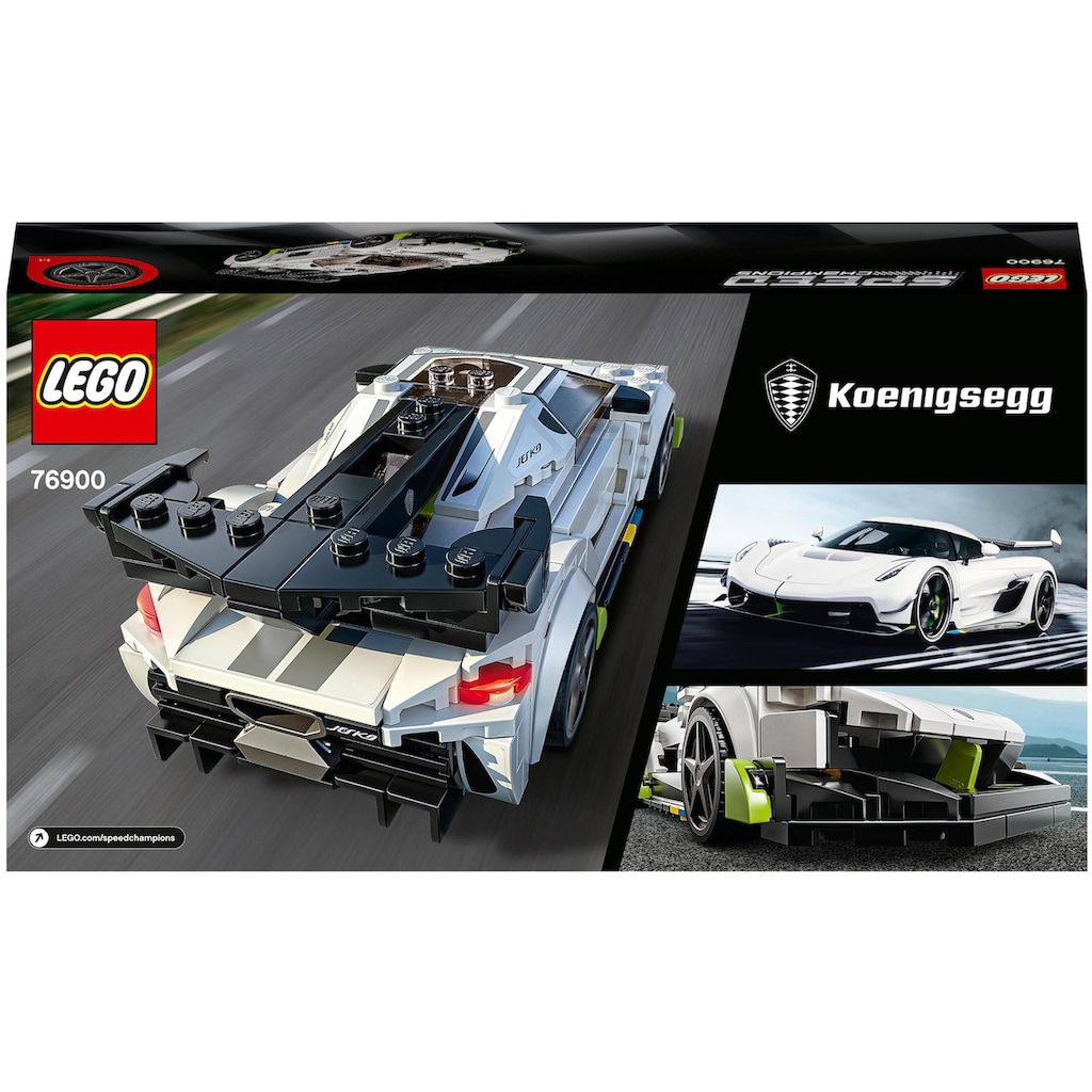 LEGO® Konstruktionsspielsteine »Koenigsegg Jesko (76900), LEGO® Speed Champions«, (280 St.)