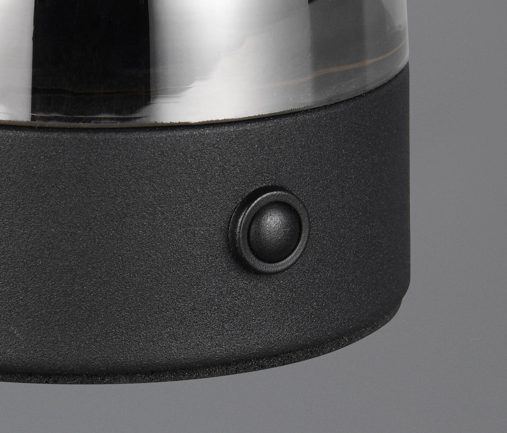 REALITY Leuchten LED Tischleuchte »DOOLEY, Akku LED Tischlampe aus Glas, Höhe 18 cm Ø 14cm, IP20 1,5W LED« LED-Board 1 Stk. Warmweiß 140 Lumen 3000K warmweiß, Touchdimmer, USB-Ladeanschluss