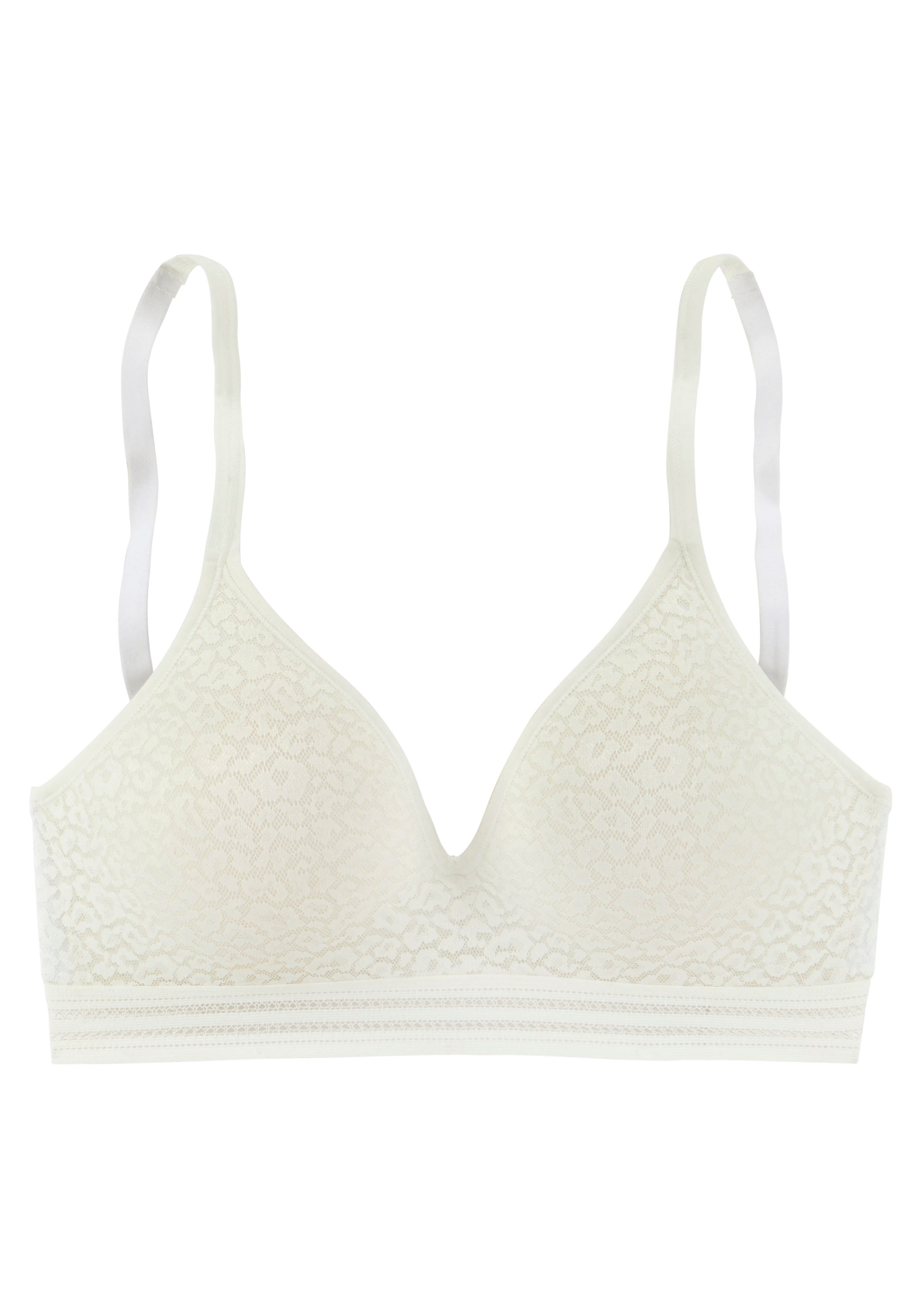 LASCANA Bralette-BH, ohne Bügel mit eingearbeitetem Push-up Kissen, Dessous